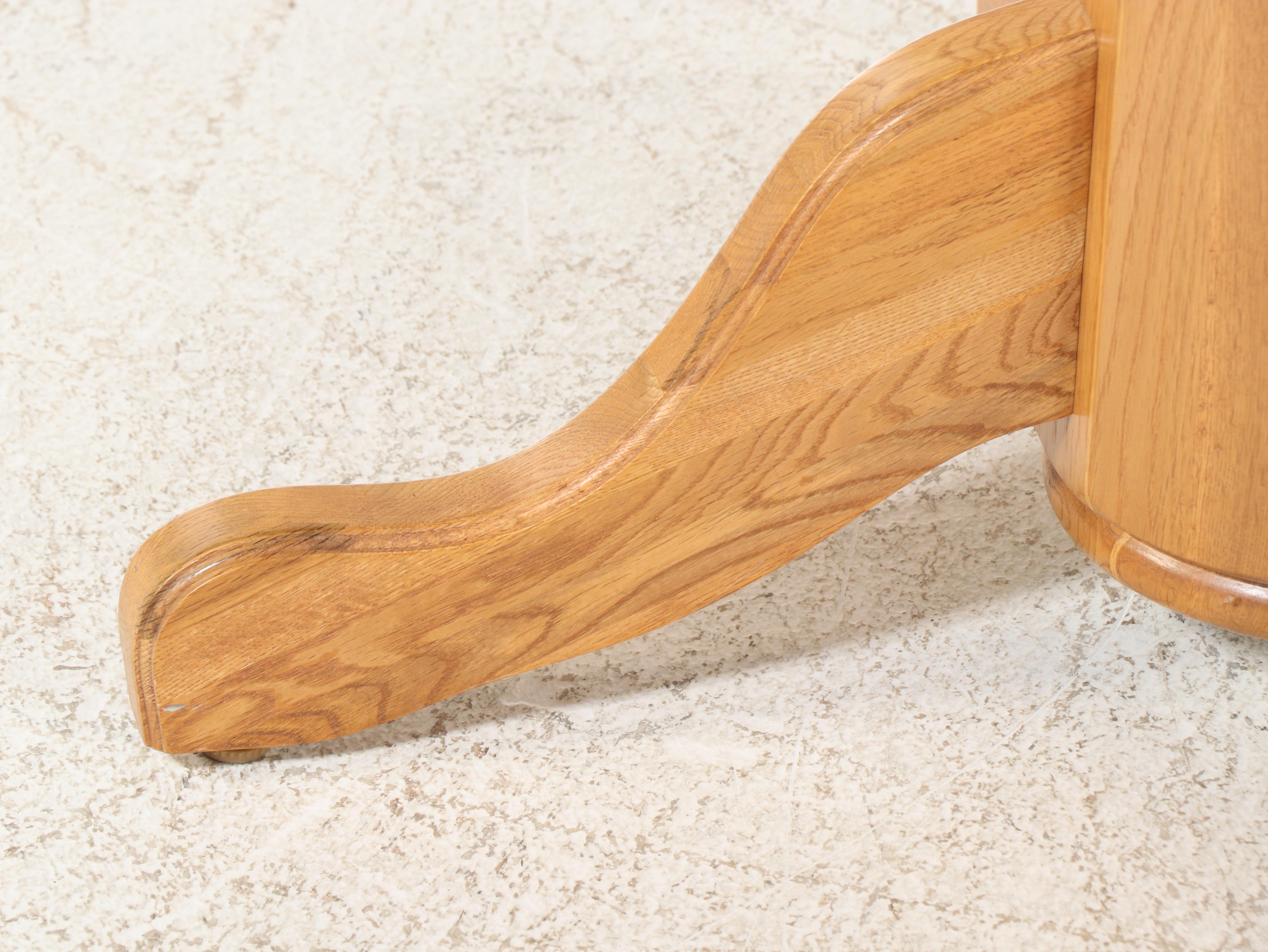 Five-Piece Colonial Style Oak Dining Set