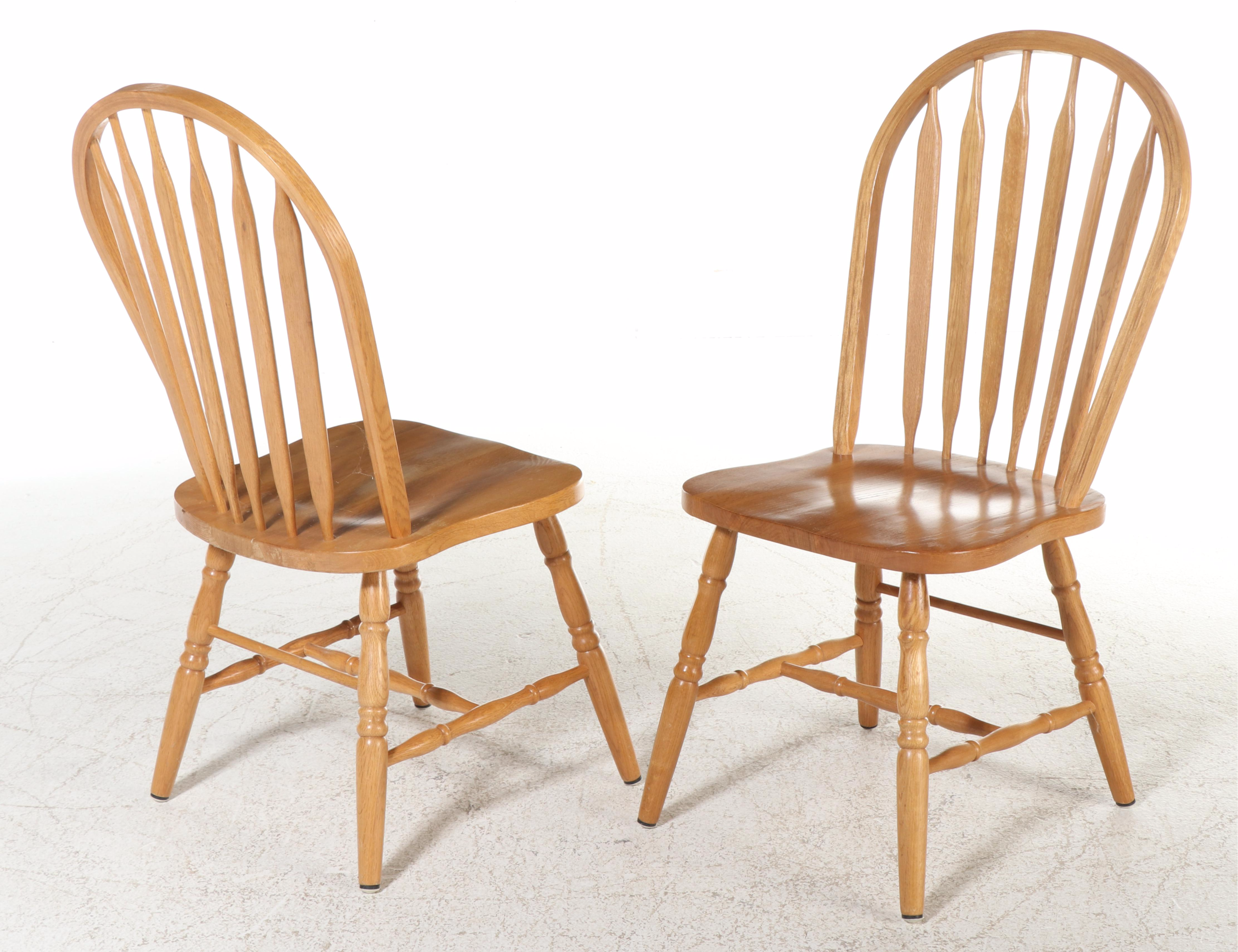 Five-Piece Colonial Style Oak Dining Set