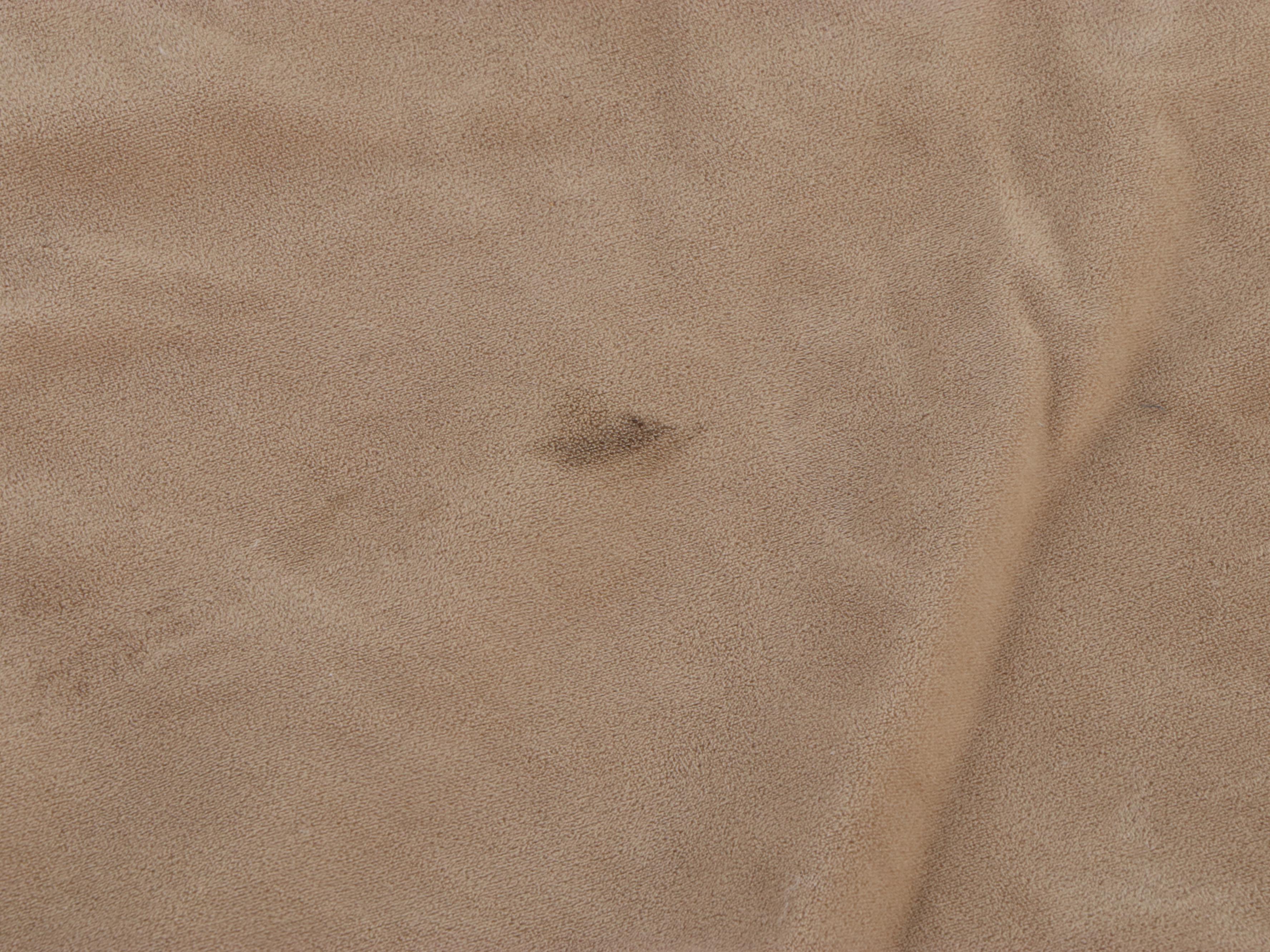 Henredon Bed Skirt with Brown Fabric Pillows and Blankets