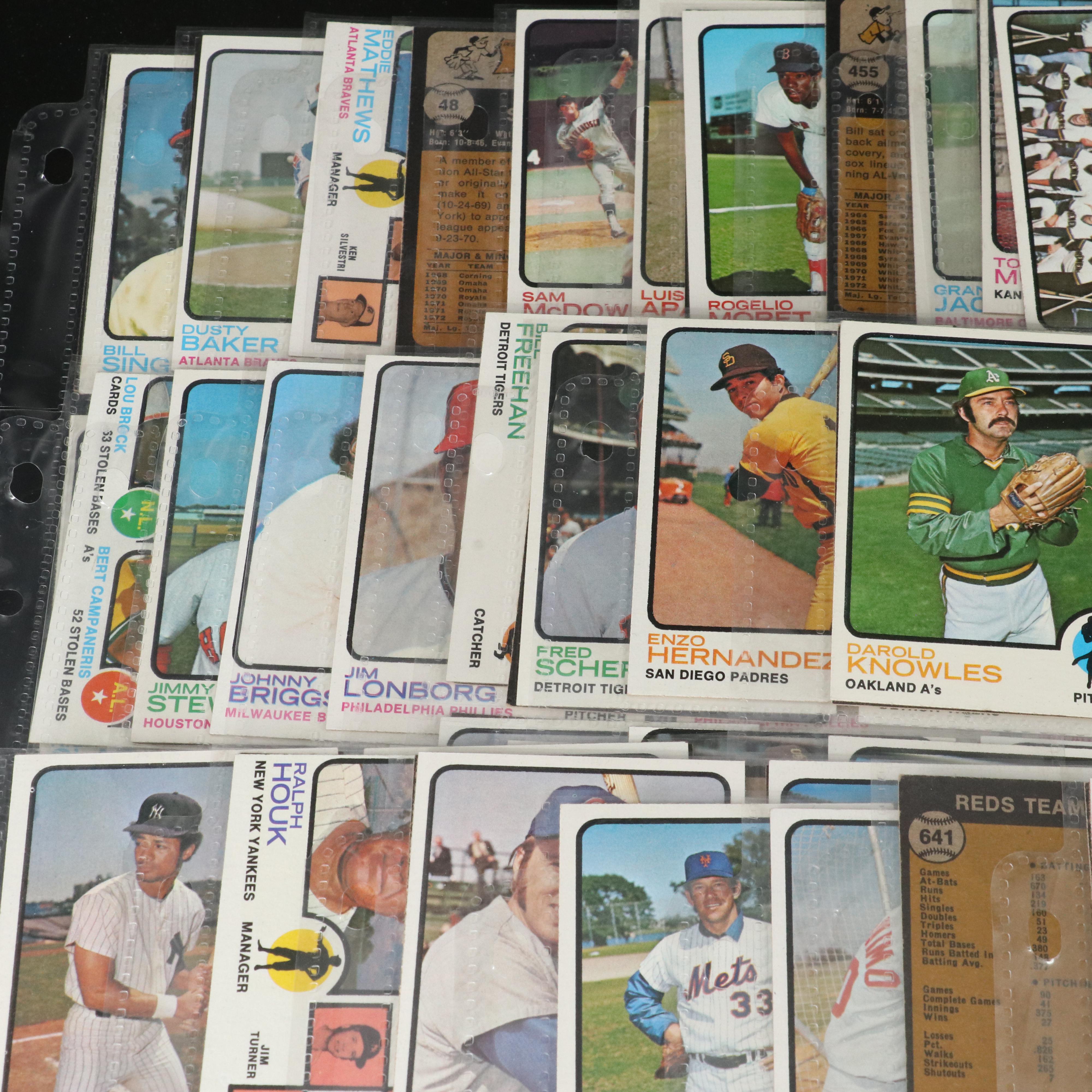 1973 Topps Baseball Cards Featuring Pete Rose, Tom Seaver, and More