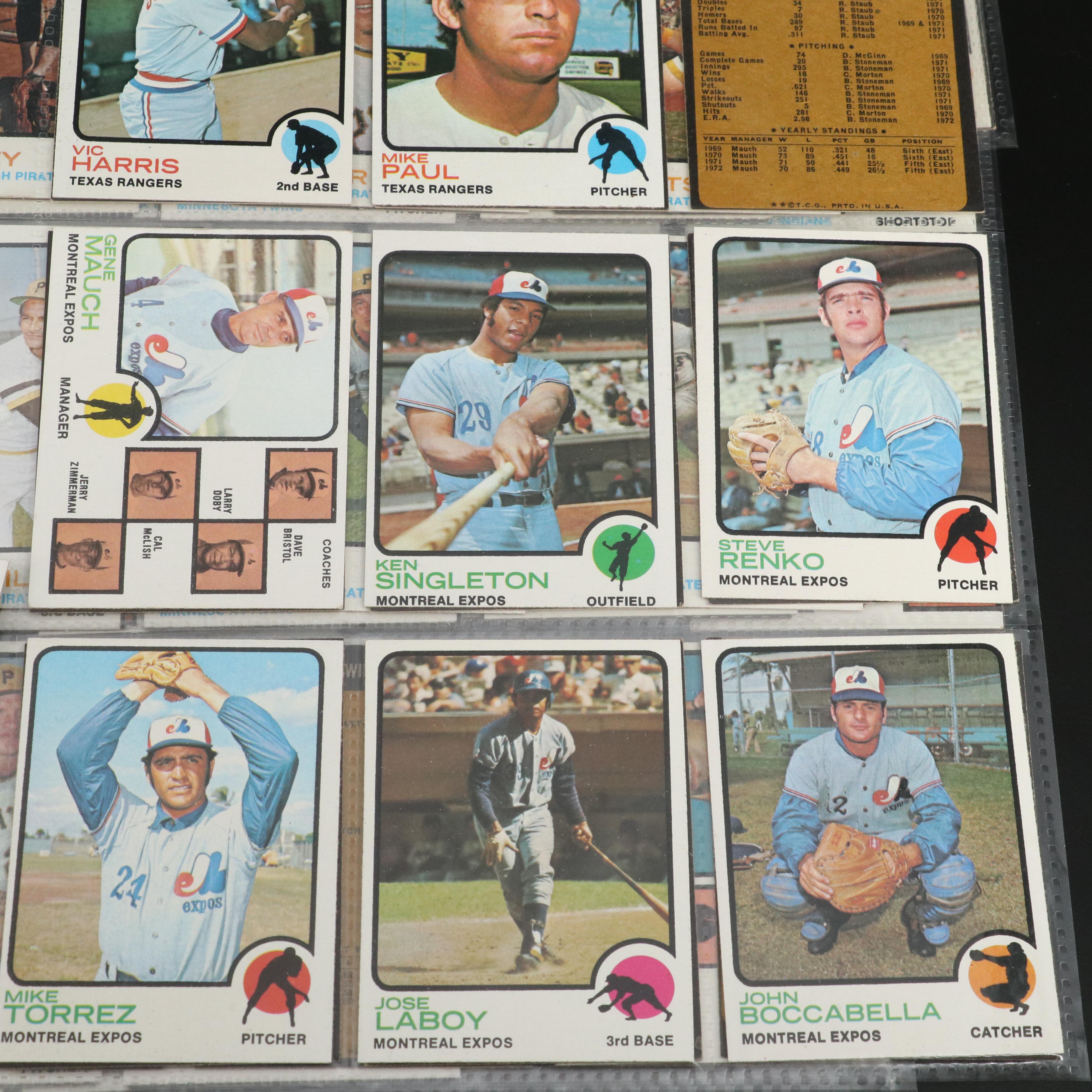 1973 Topps Baseball Cards Featuring Pete Rose, Tom Seaver, and More