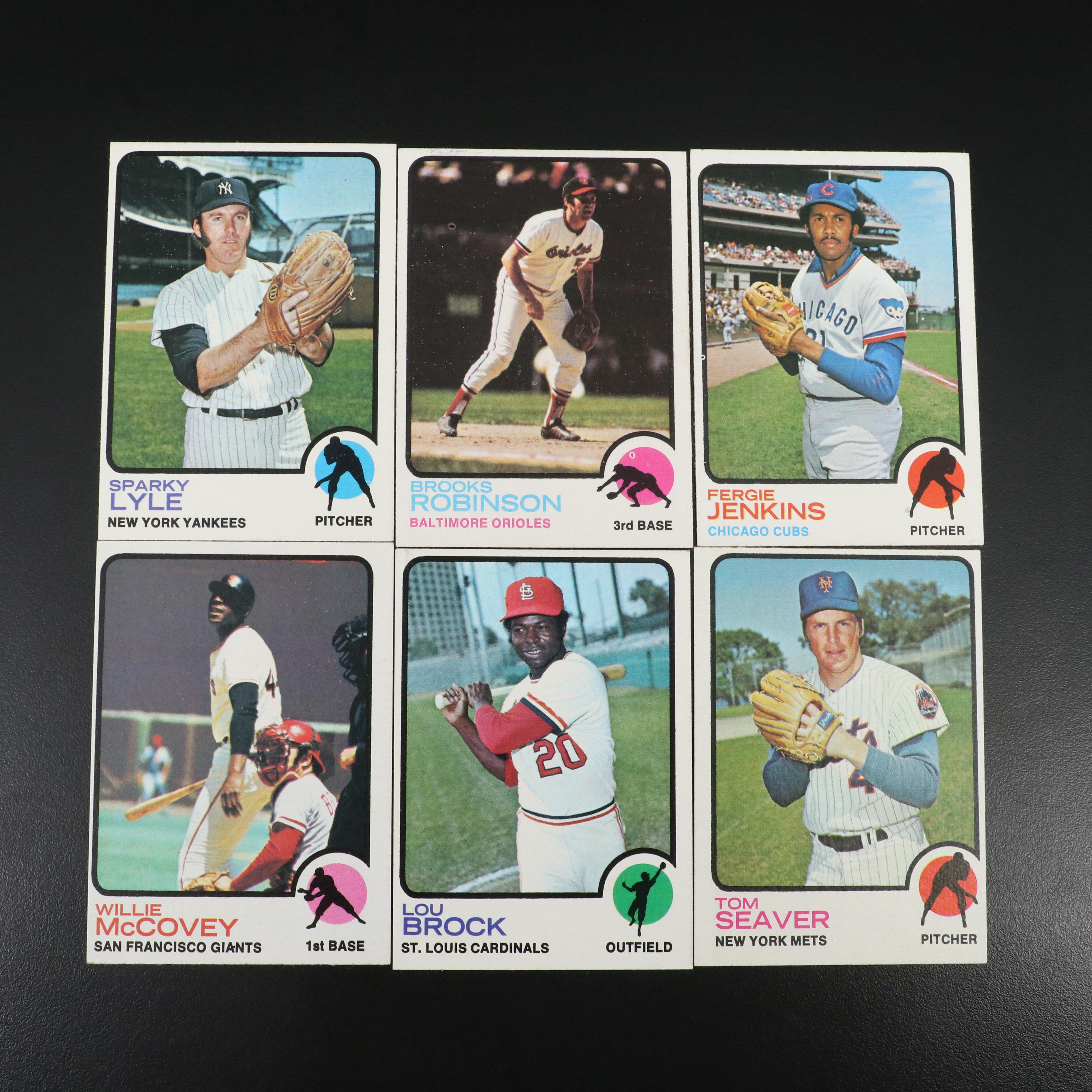 1973 Topps Baseball Cards Featuring Pete Rose, Tom Seaver, and More