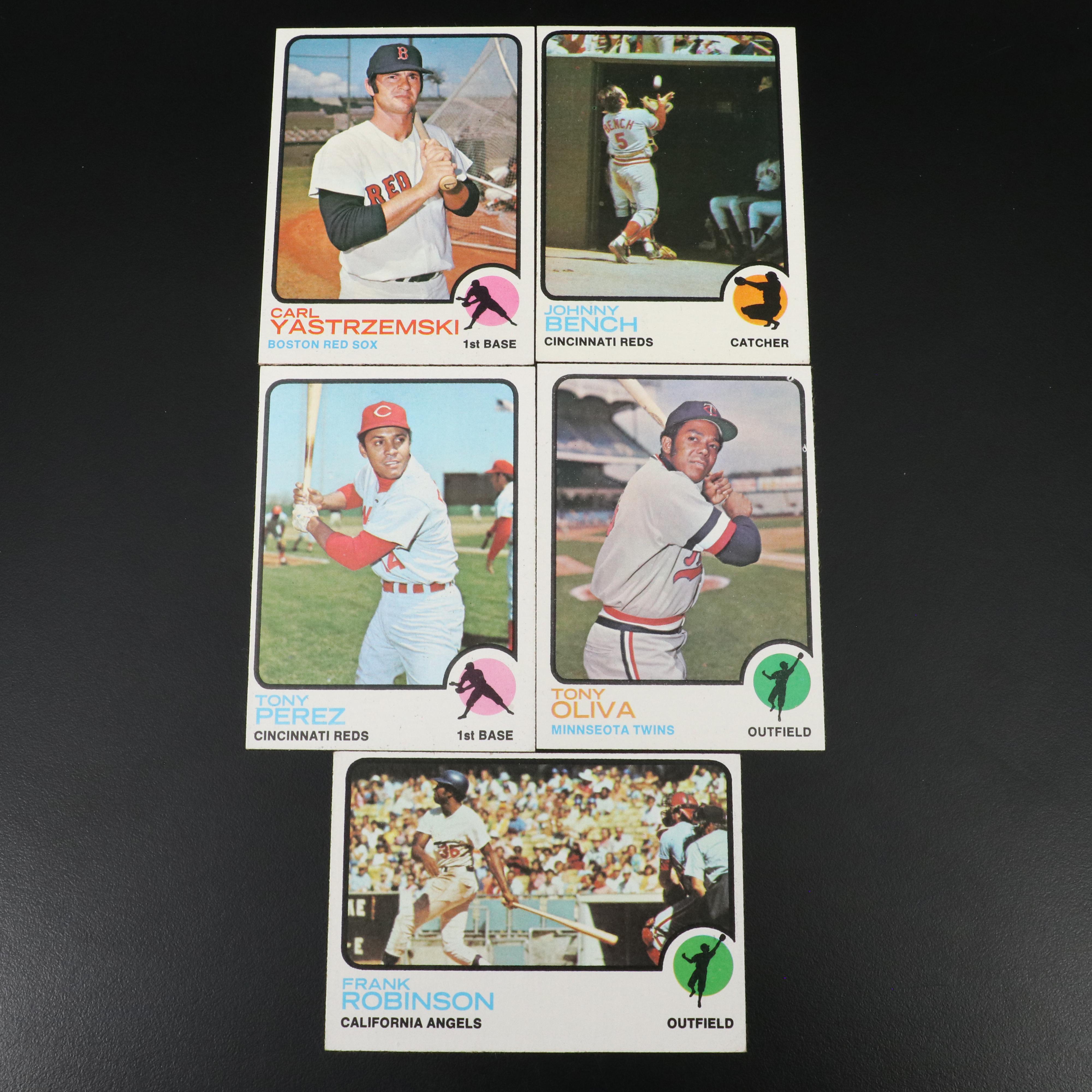 1973 Topps Baseball Cards Featuring Pete Rose, Tom Seaver, and More