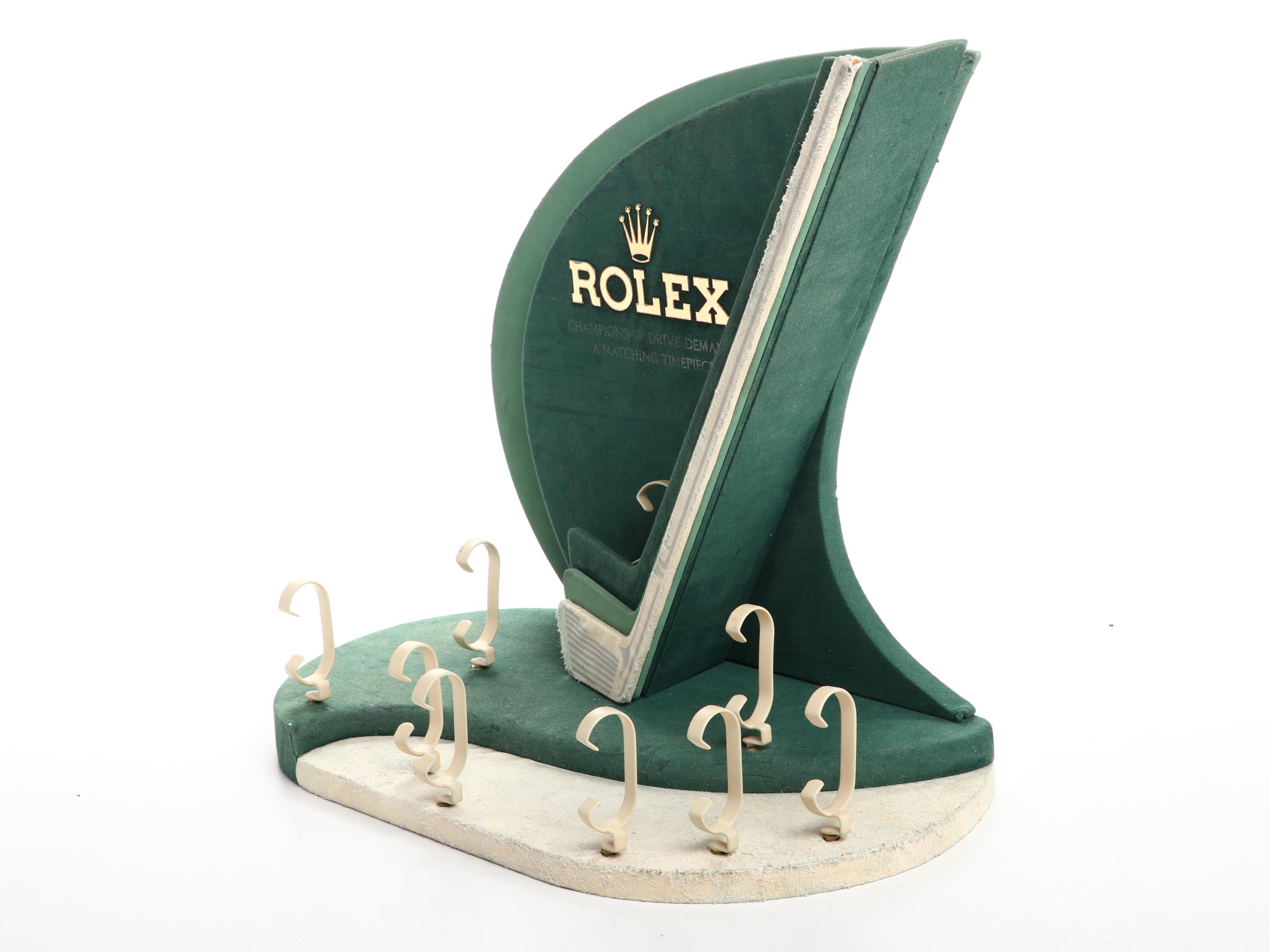 Rolex Watch Display For Golf Championship