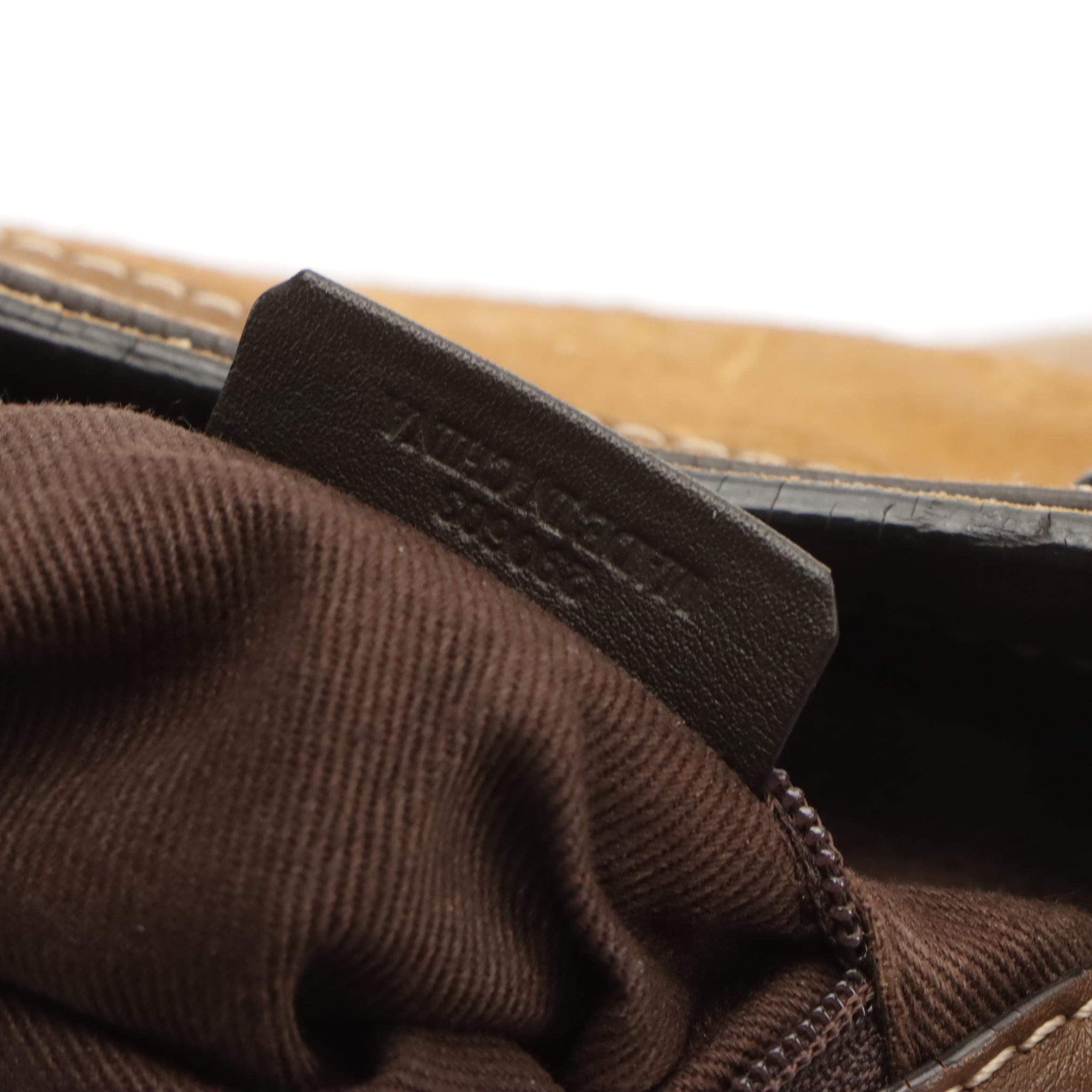 Loewe 160th Anniversary Embellished Shoulder Bag in Logo Embossed Suede