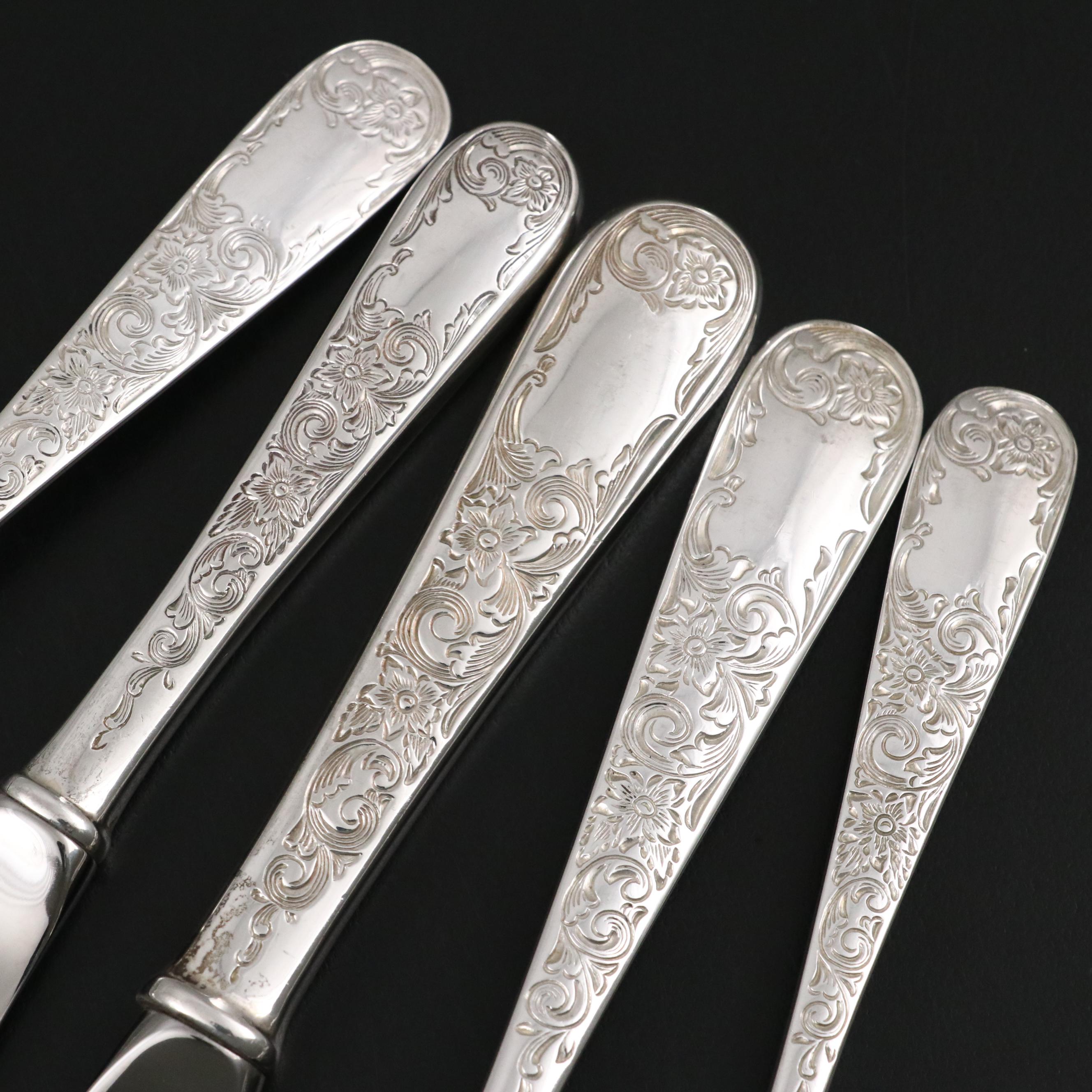 S. Kirk & Son "Old Maryland" Sterling Silver Flatware Set for Twelve