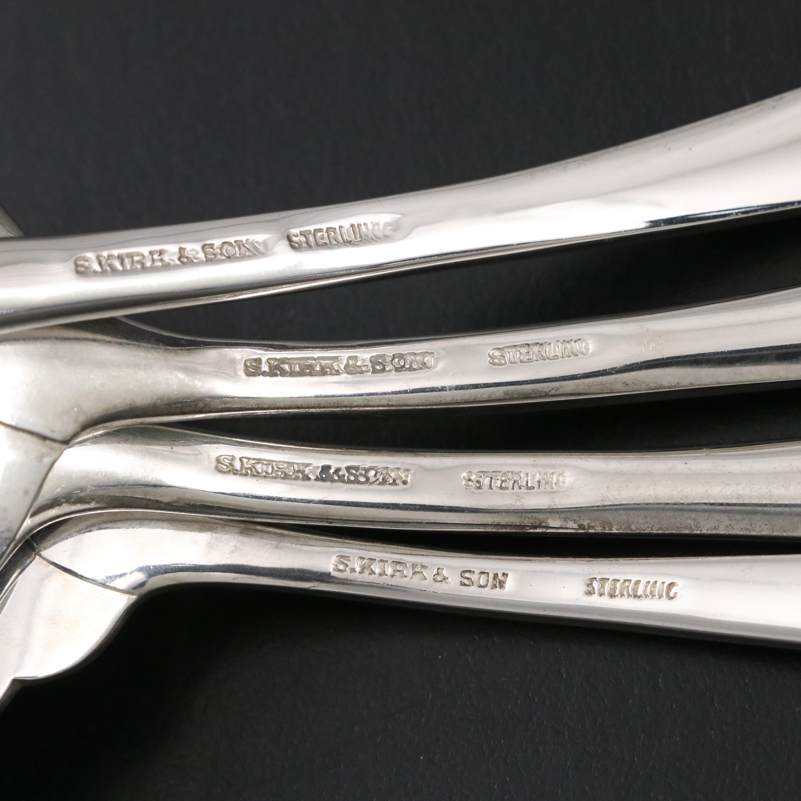 S. Kirk & Son "Old Maryland" Sterling Silver Flatware Set for Twelve