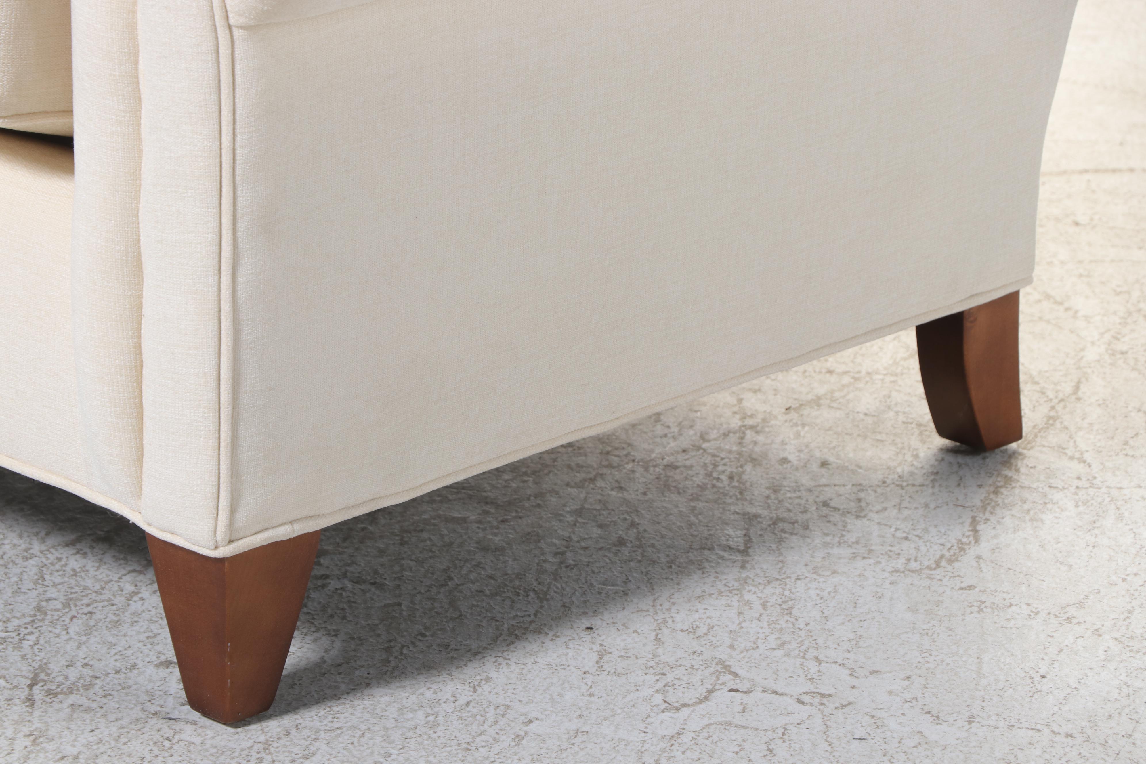 CR Laine Custom-Upholstered Single-Cushion Sofa