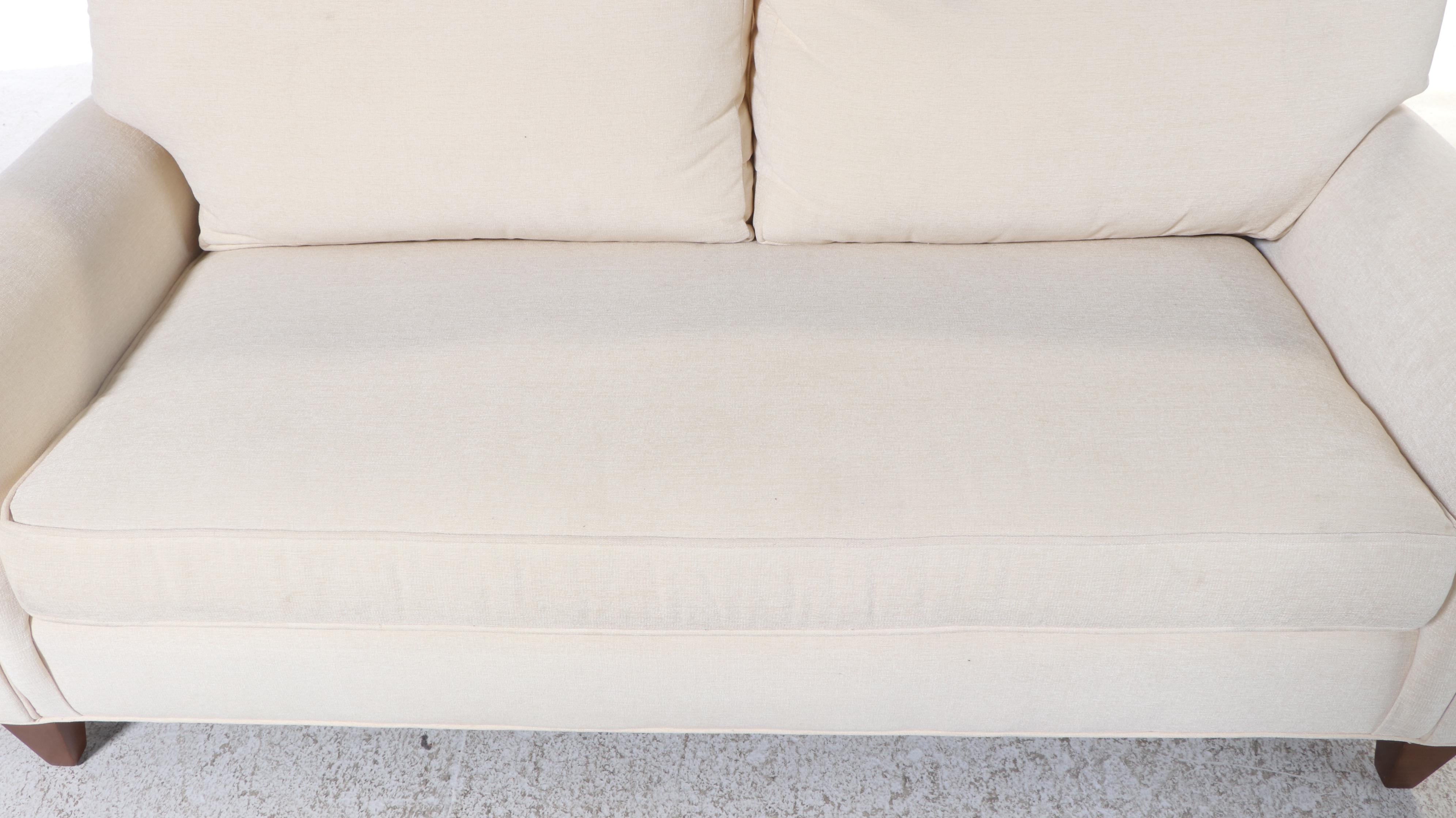 CR Laine Custom-Upholstered Single-Cushion Sofa