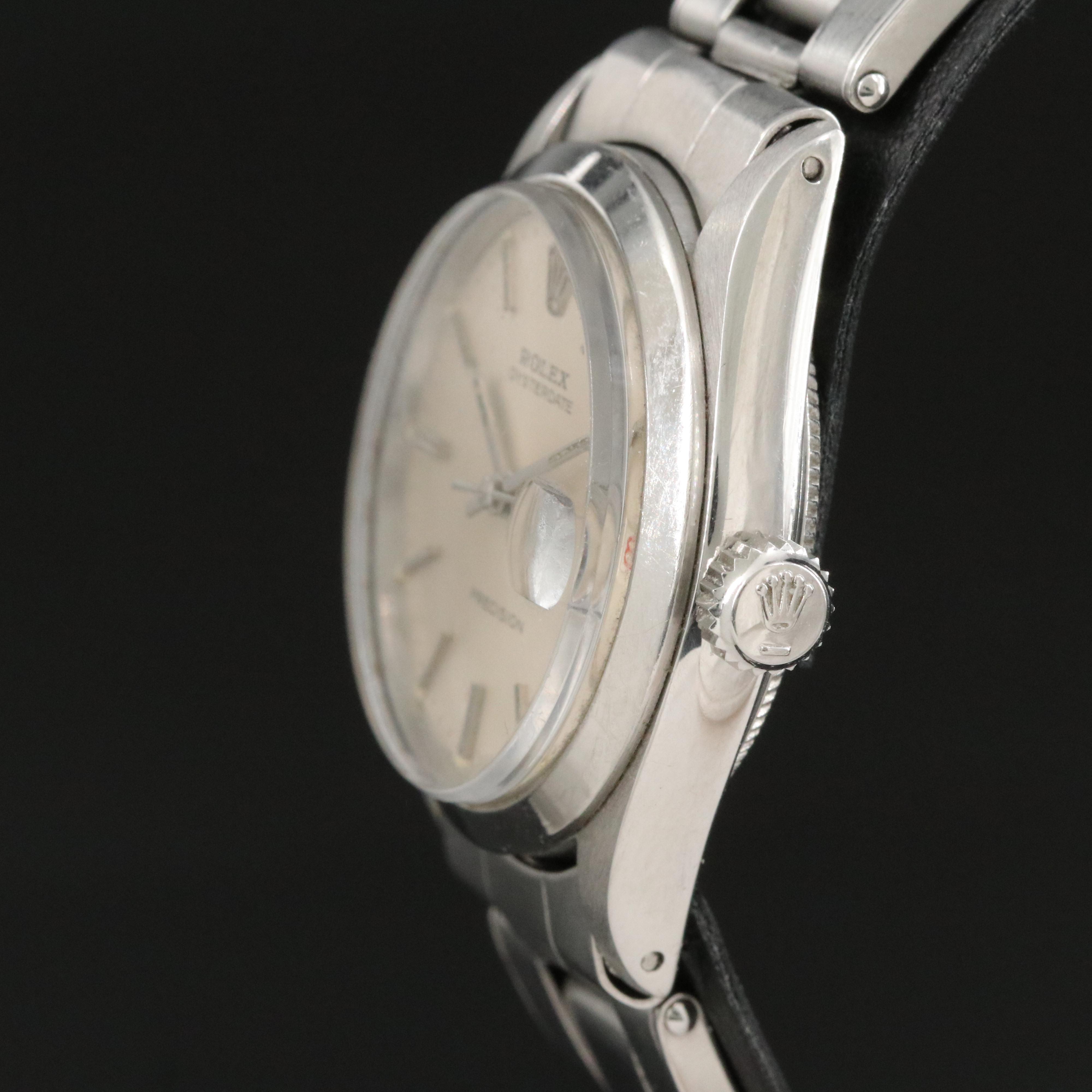 1957 Rolex Oysterdate Precision Stainless Steel Watch