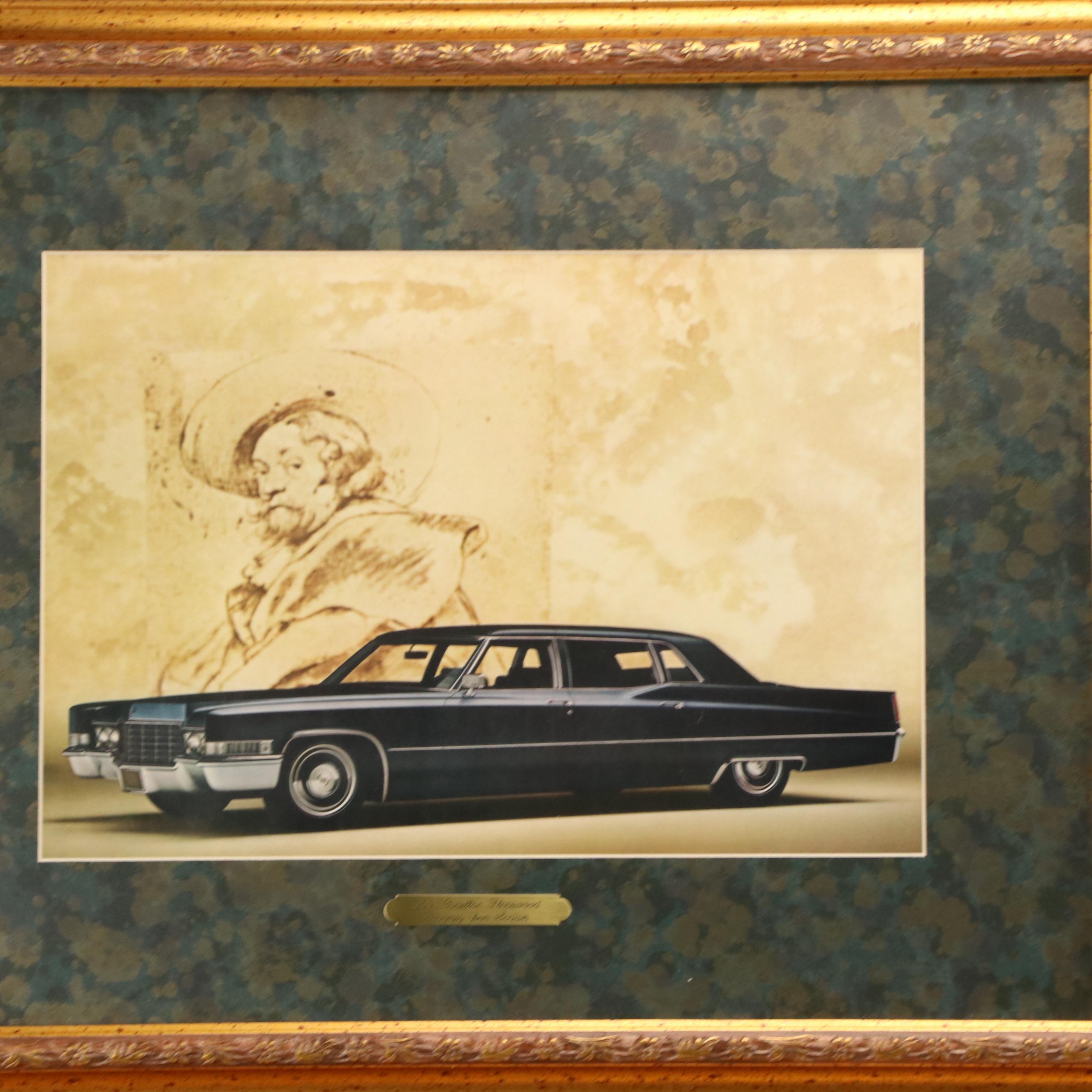 Four Automotive Photographic Prints from 1969 Cadillac Catalog