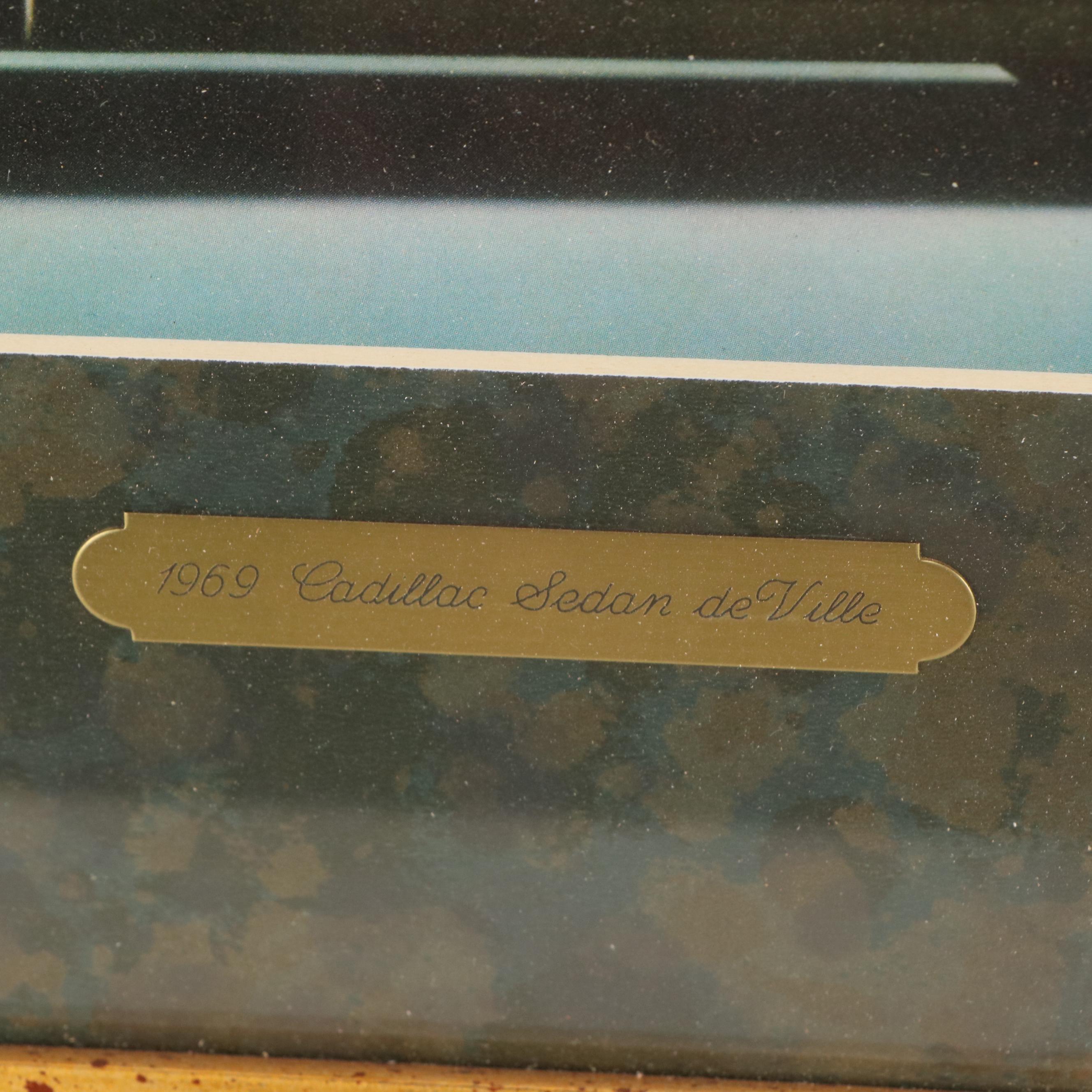 Four Automotive Photographic Prints from 1969 Cadillac Catalog