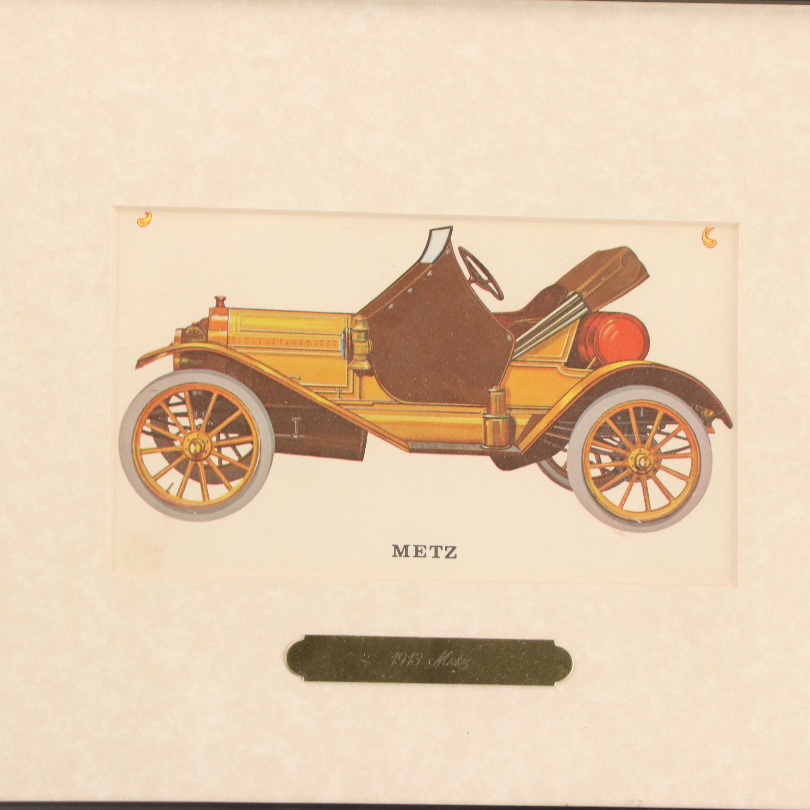 Set of Photographic Prints with 1913 Automotive Designs
