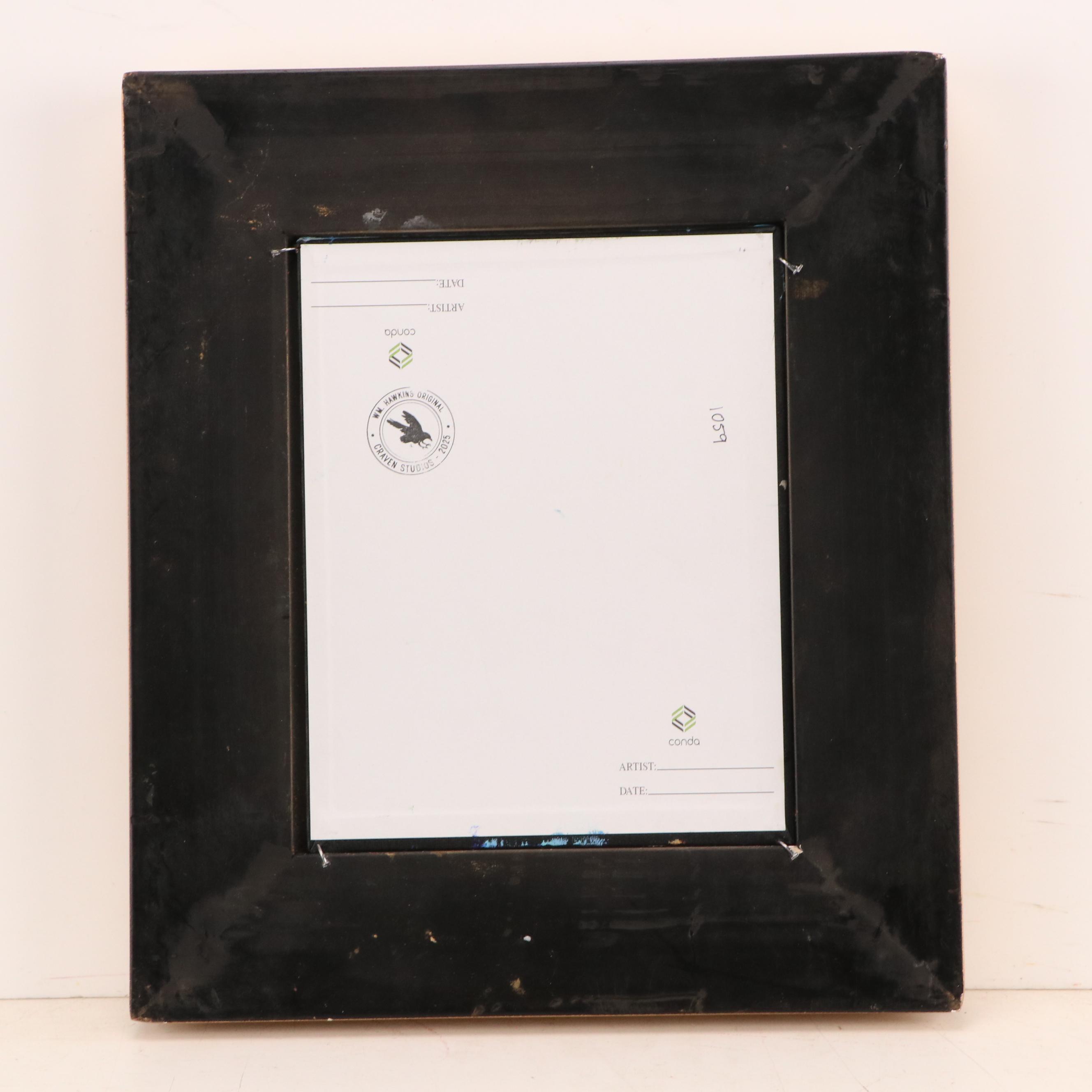 William Hawkins Oil Painting "Smoking Penguin"