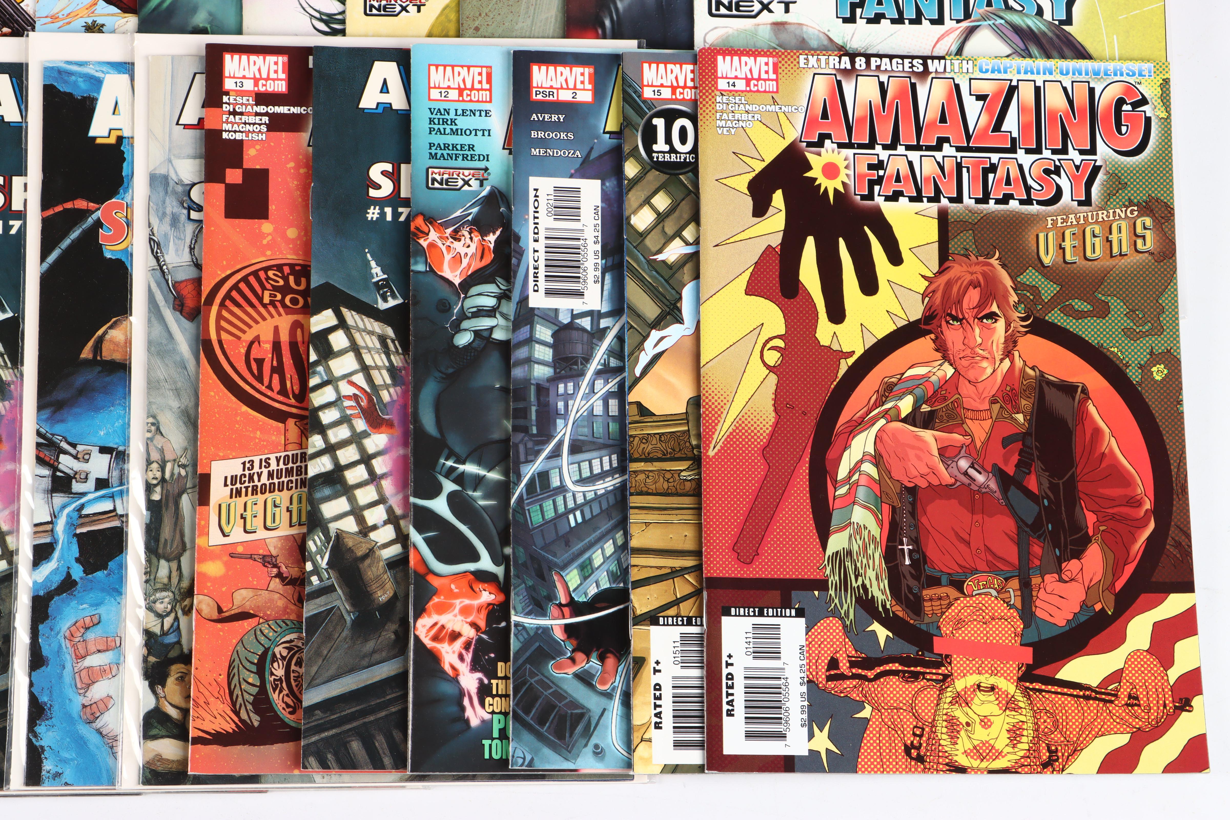 "Amazing Fantasy: Spiderman" #17 and Other Modern Age Marvel Comic Books