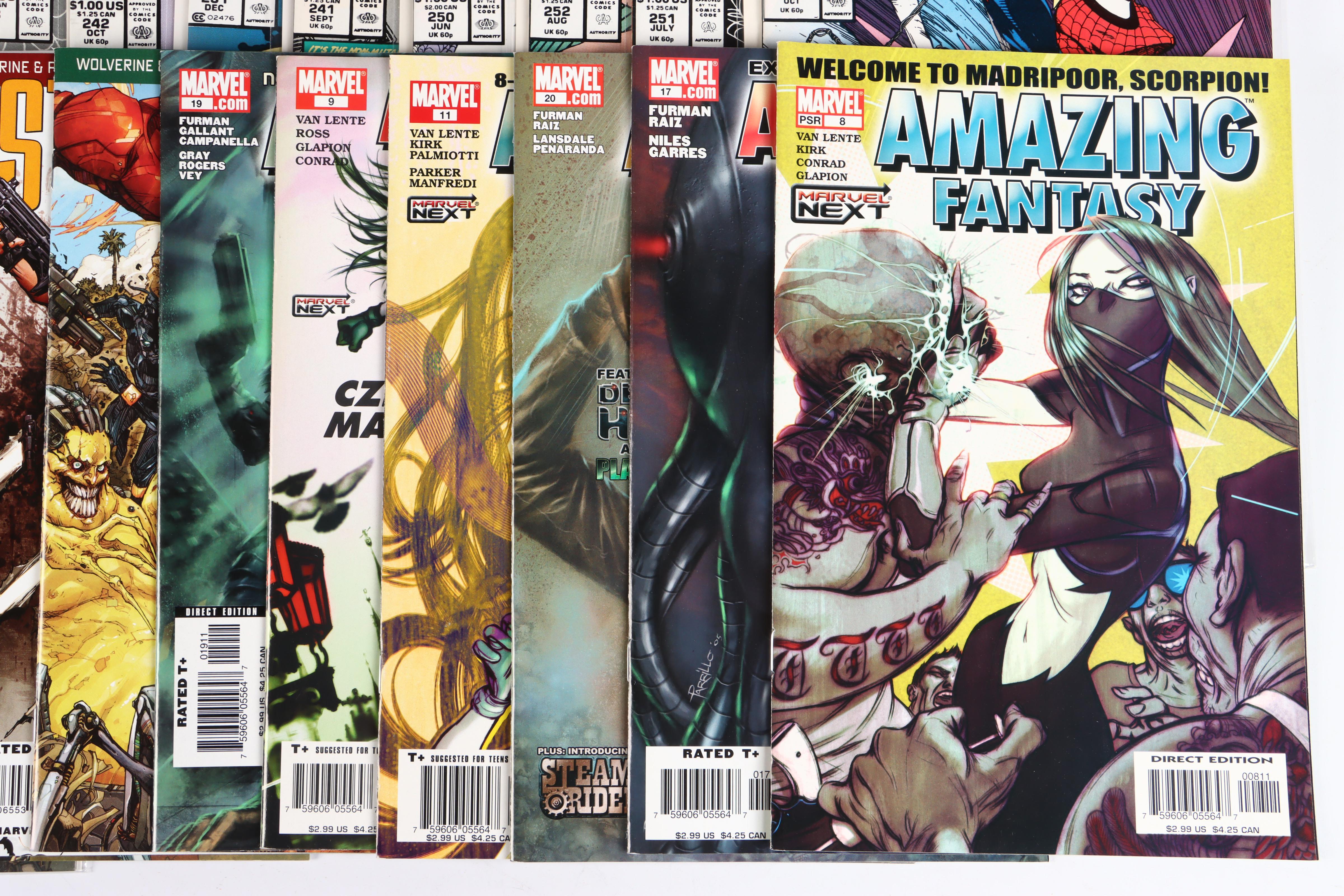 "Amazing Fantasy: Spiderman" #17 and Other Modern Age Marvel Comic Books