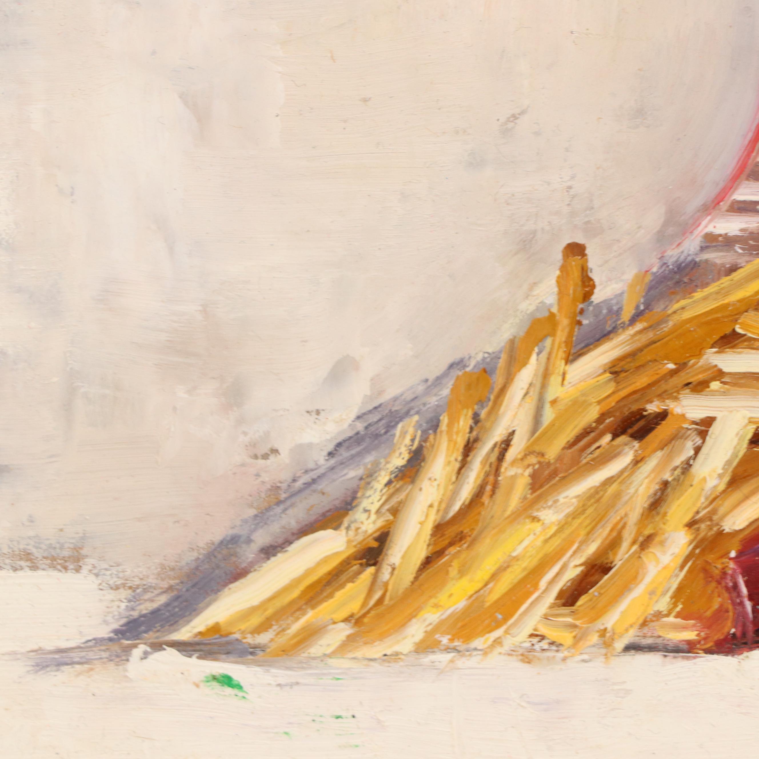 Natalia Demenko Oil Painting Still Life with McDonald's Fries