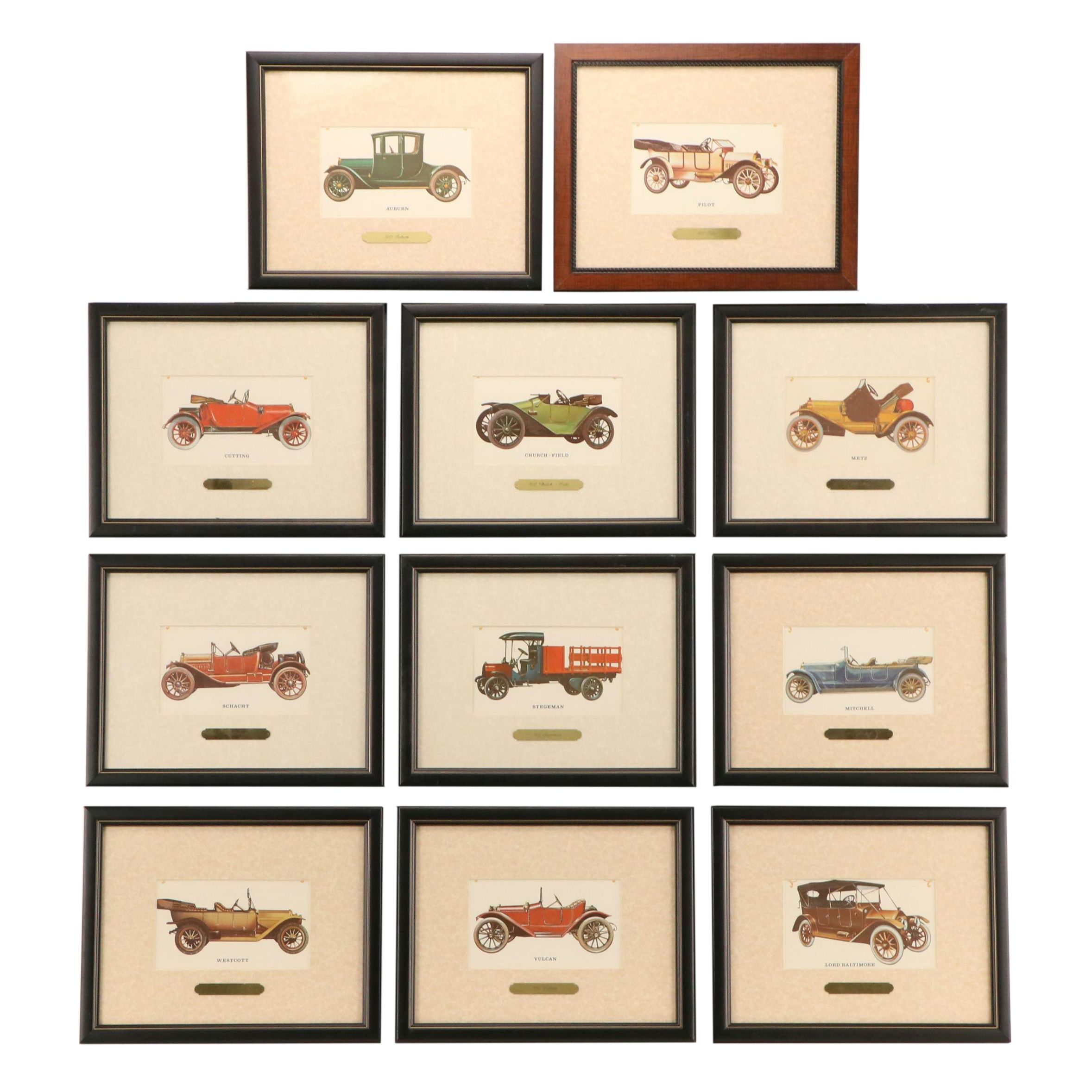 Set of Photographic Prints with 1913 Automotive Designs