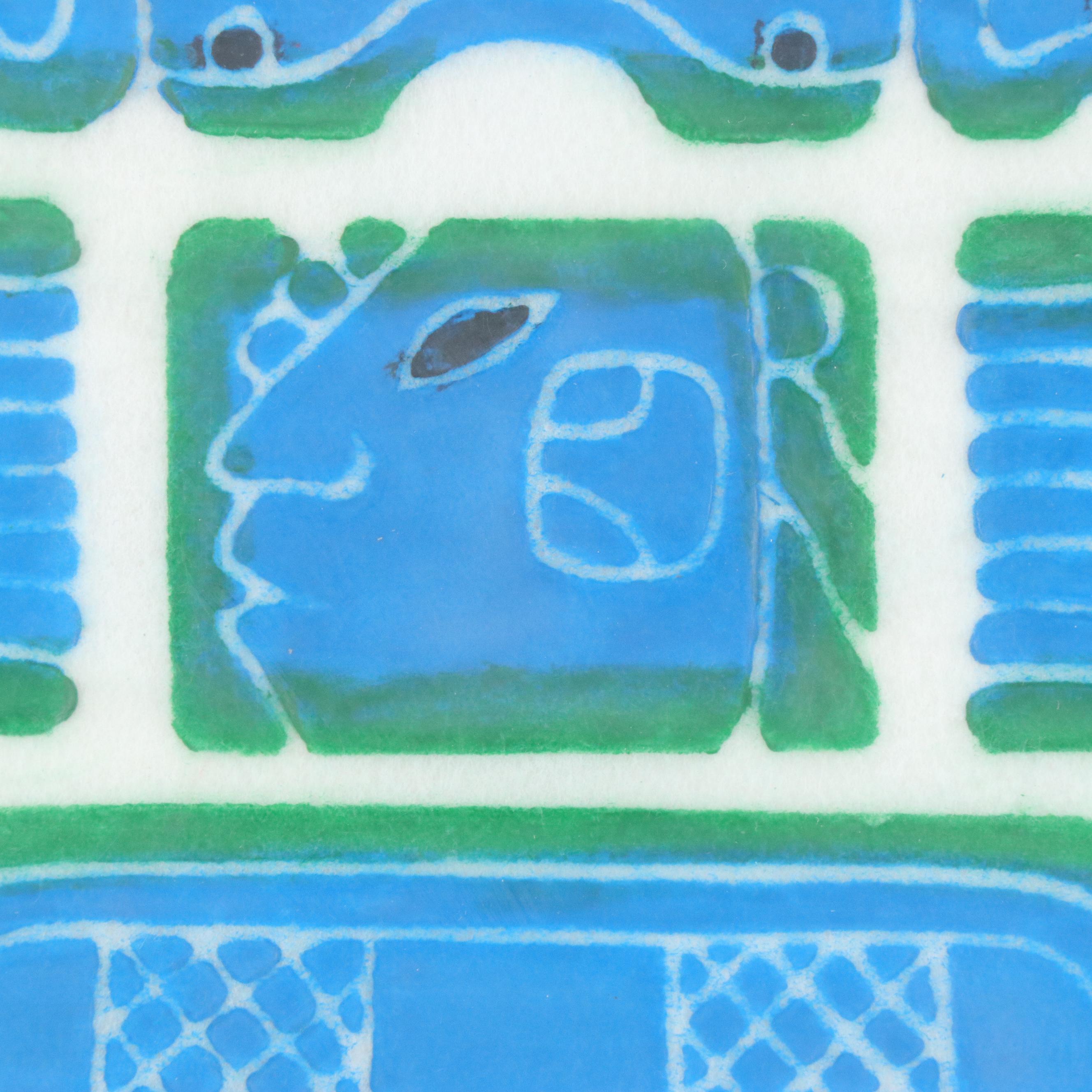 Chichen Itza Painting of Mayan Calendar