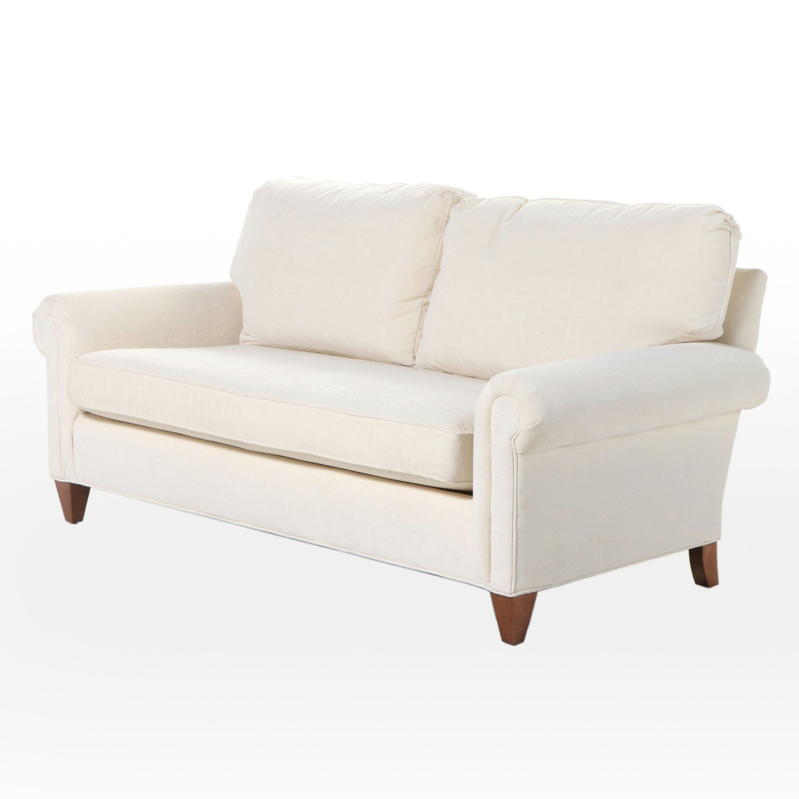 CR Laine Custom-Upholstered Single-Cushion Sofa