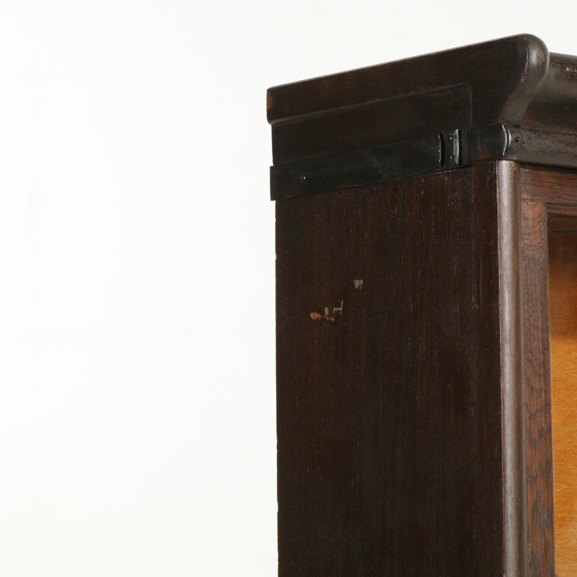 Mahogany Barrister's Bookcase with Globe Wernicke Shelves, Early 20th Century