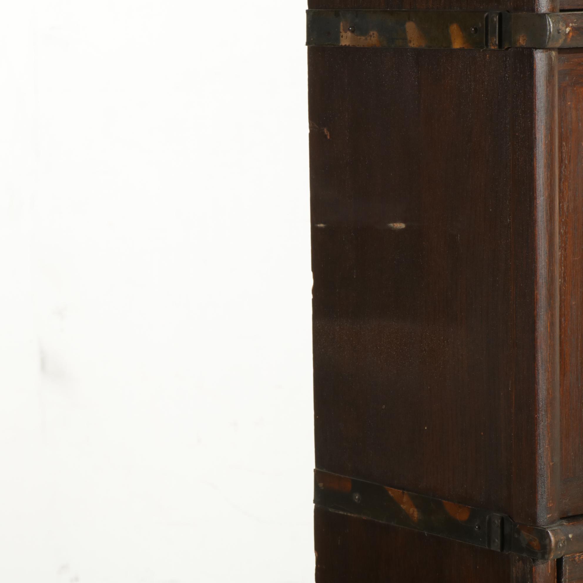 Mahogany Barrister's Bookcase with Globe Wernicke Shelves, Early 20th Century