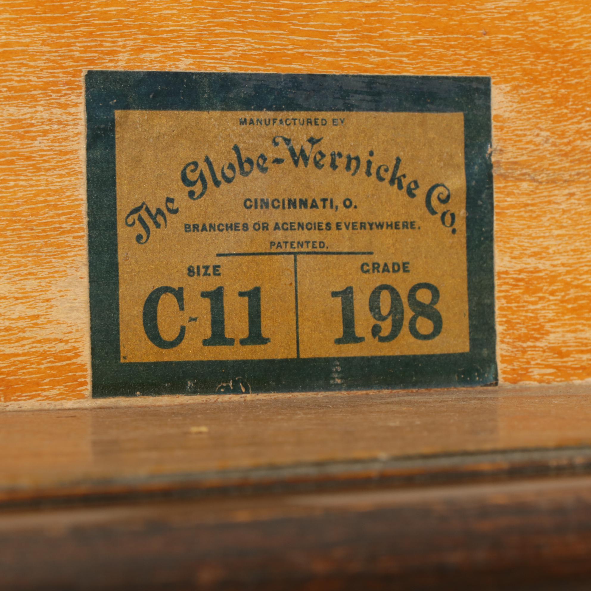 Mahogany Barrister's Bookcase with Globe Wernicke Shelves, Early 20th Century
