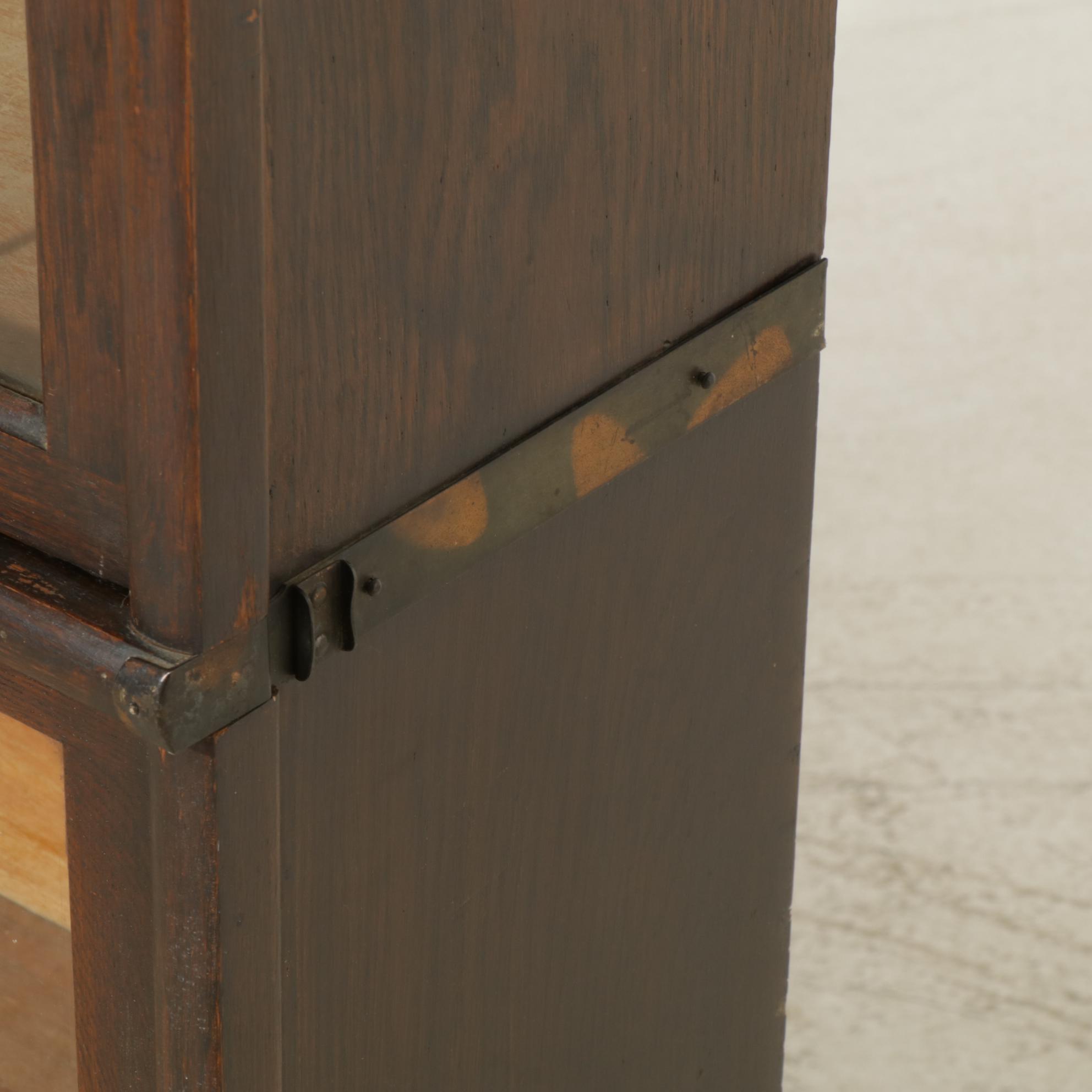 Mahogany Barrister's Bookcase with Globe Wernicke Shelves, Early 20th Century