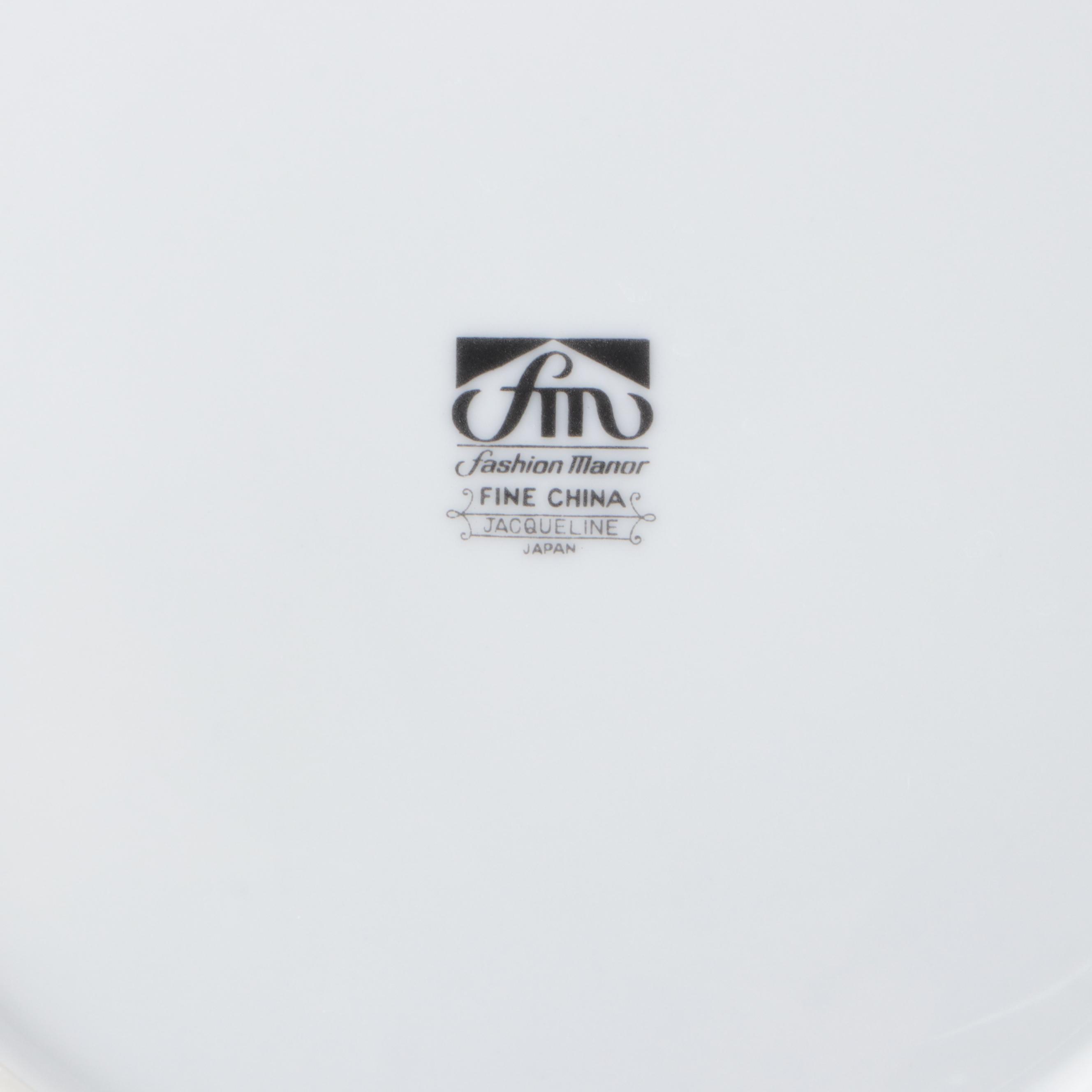 Fashion Manor "Jacqueline" Porcelain Dinnerware