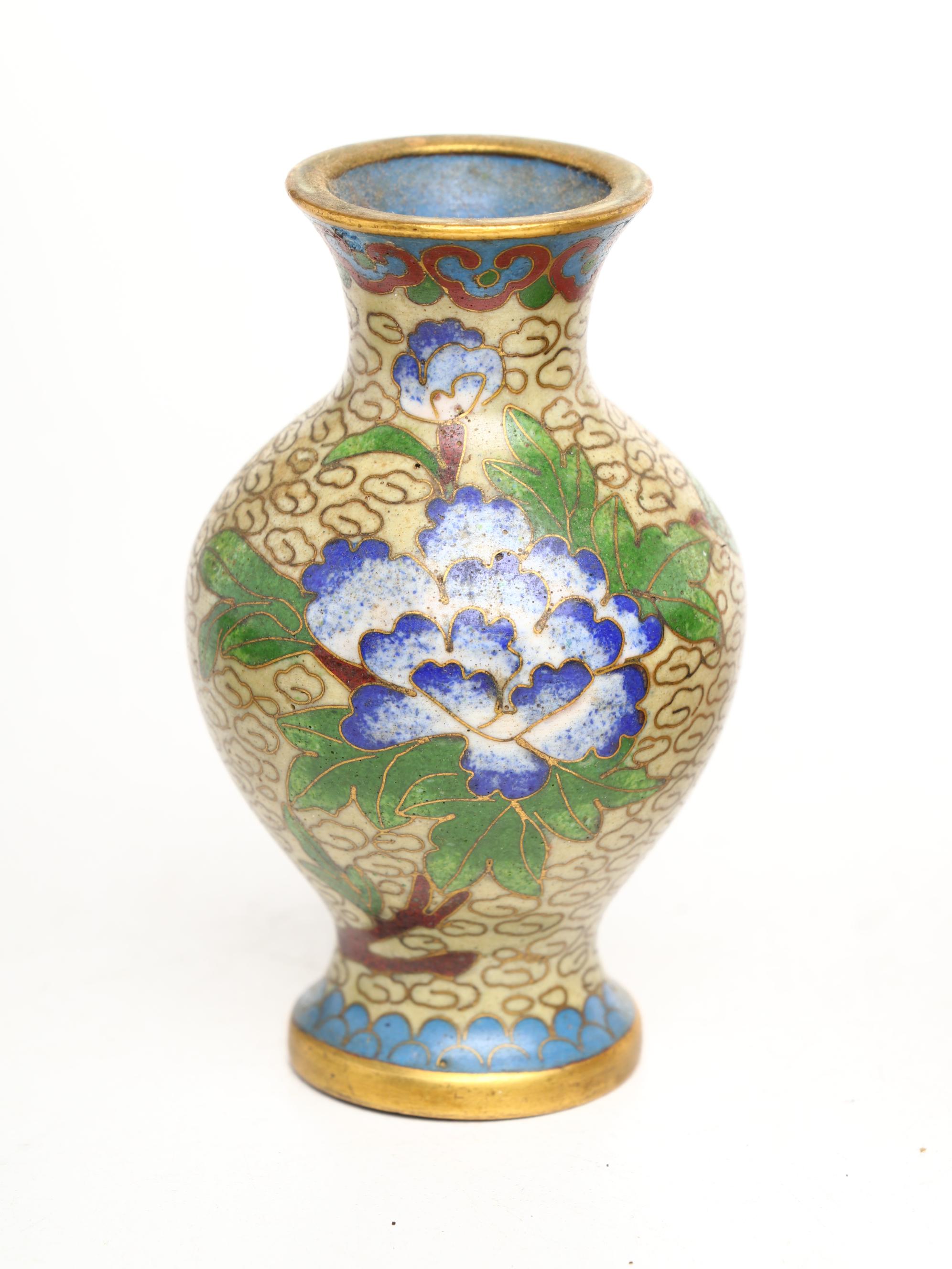 Chinese Cloisonné Enamel on Brass Plates, Bowls, Mini Vases and More