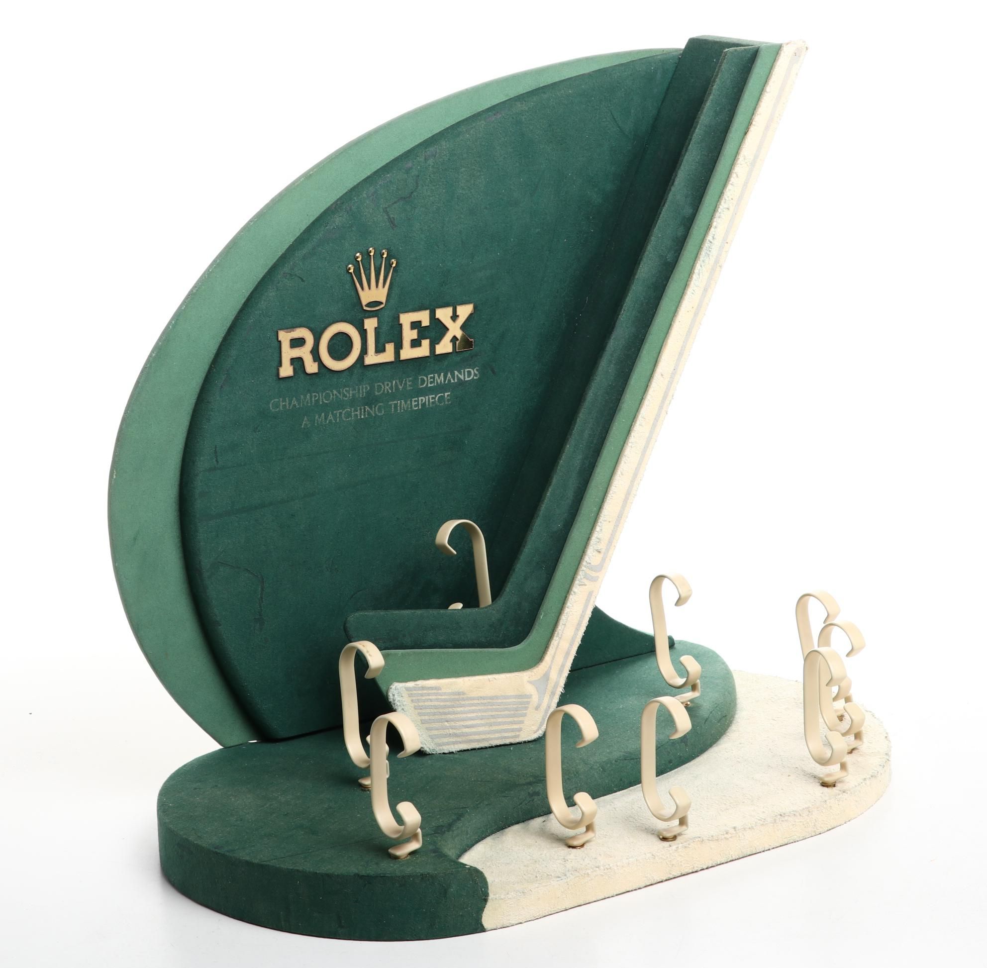 Rolex Watch Display For Golf Championship