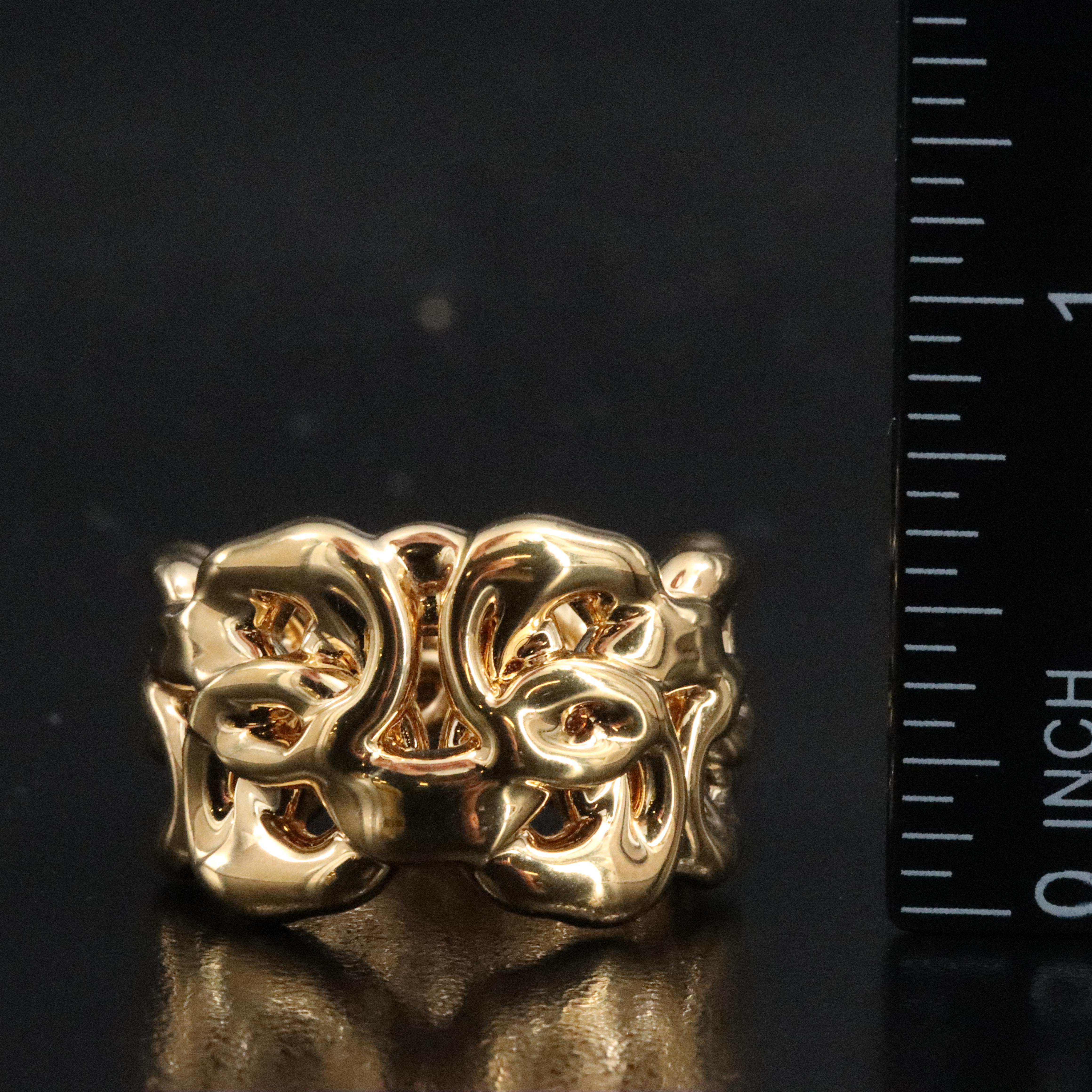 14K Openwork Modern Ring