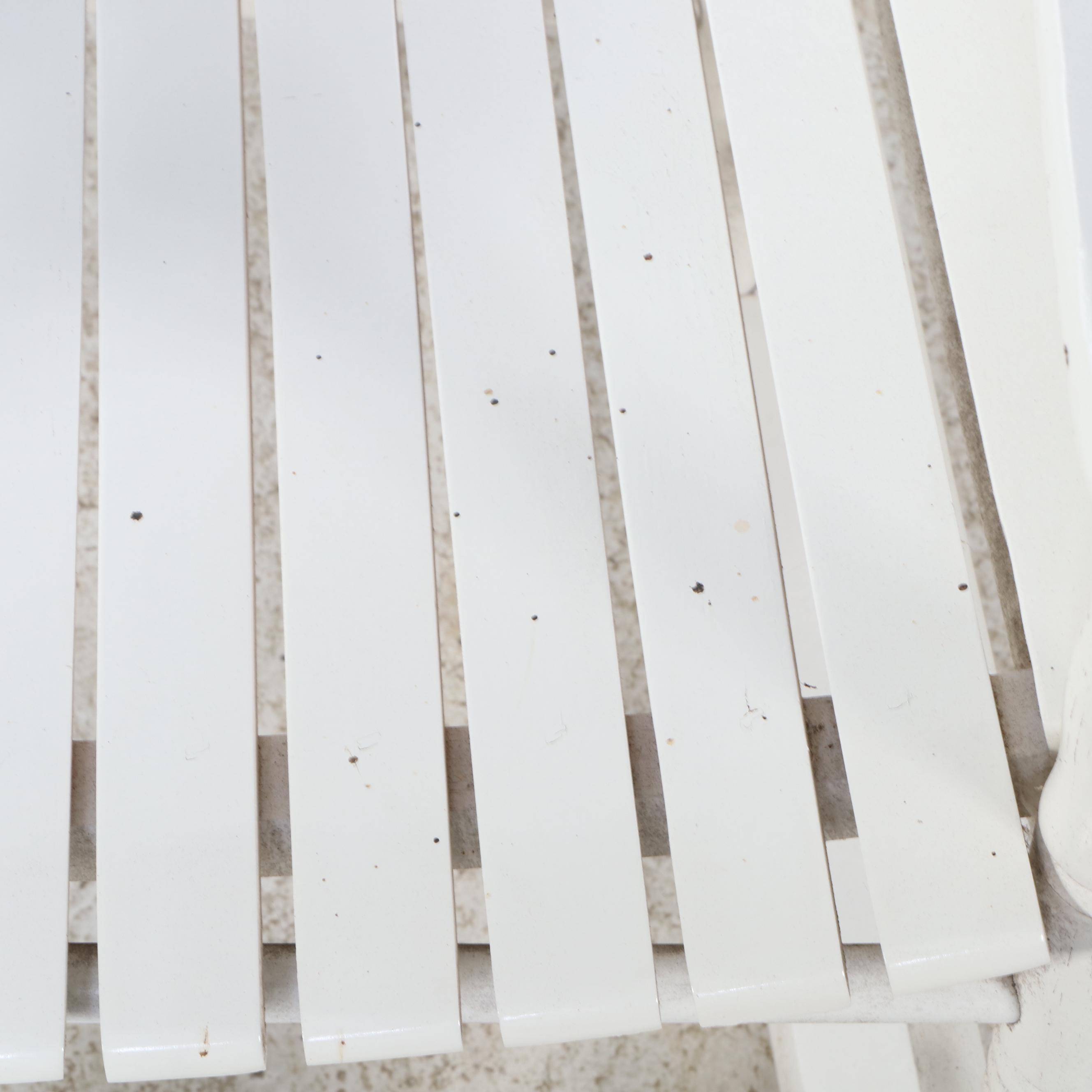 Pair of Cracker Barrel White-Painted Rockers