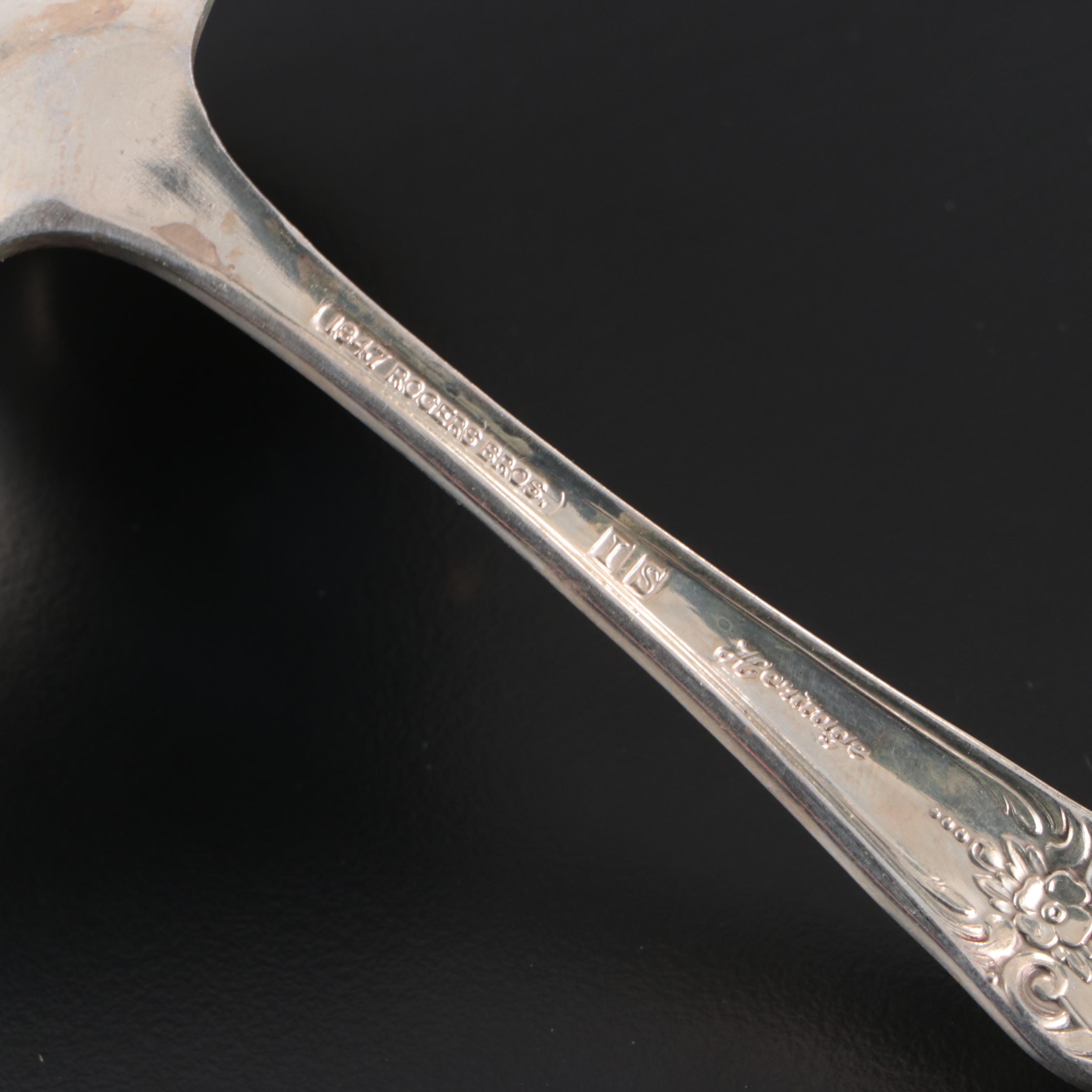 1847 Rogers Bros. "Remembrance" Silver Plate Gravy Boat and More