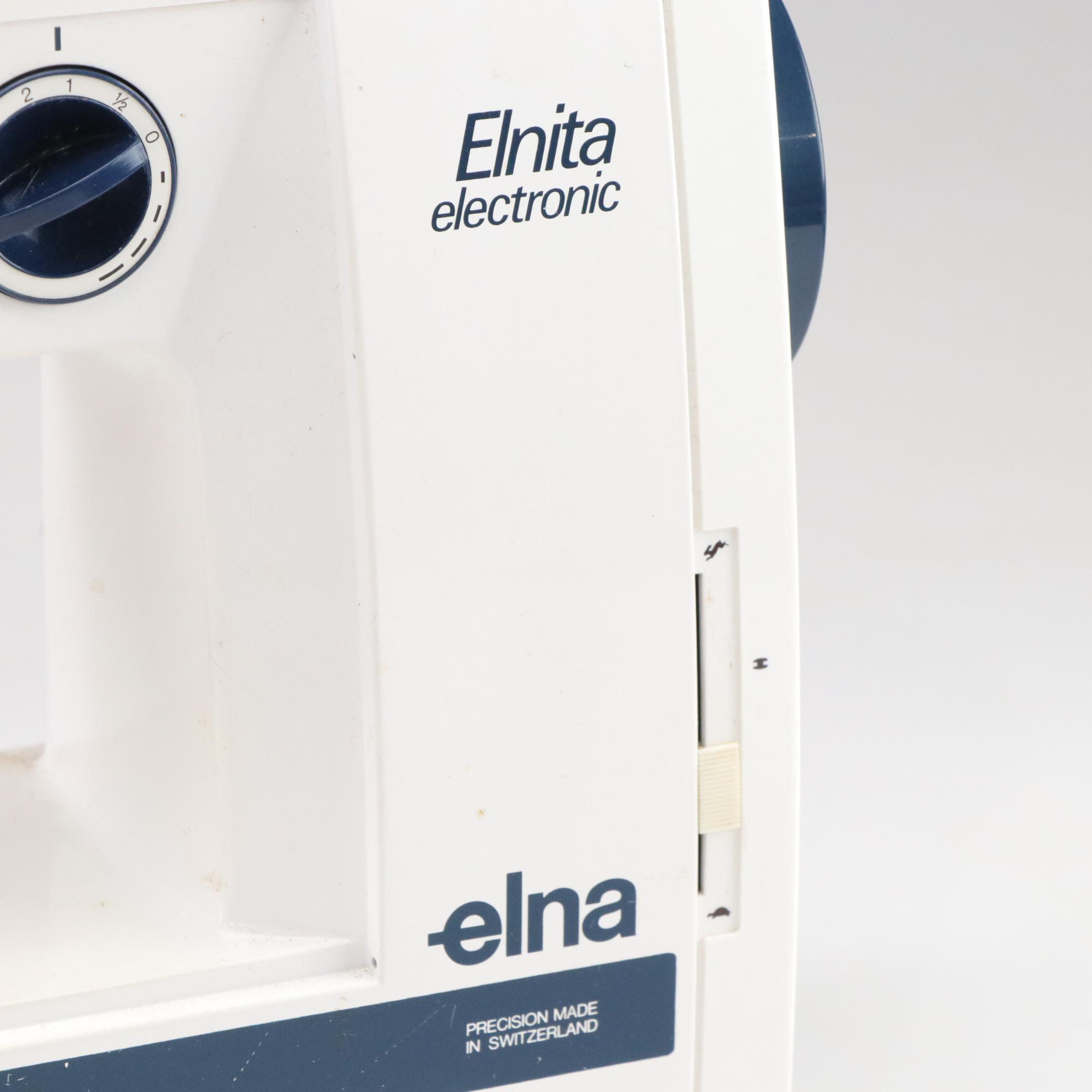 Elna "Carina SU" & "Elnita ZZ" Electric Sewing Machines & Accessories, 1980s