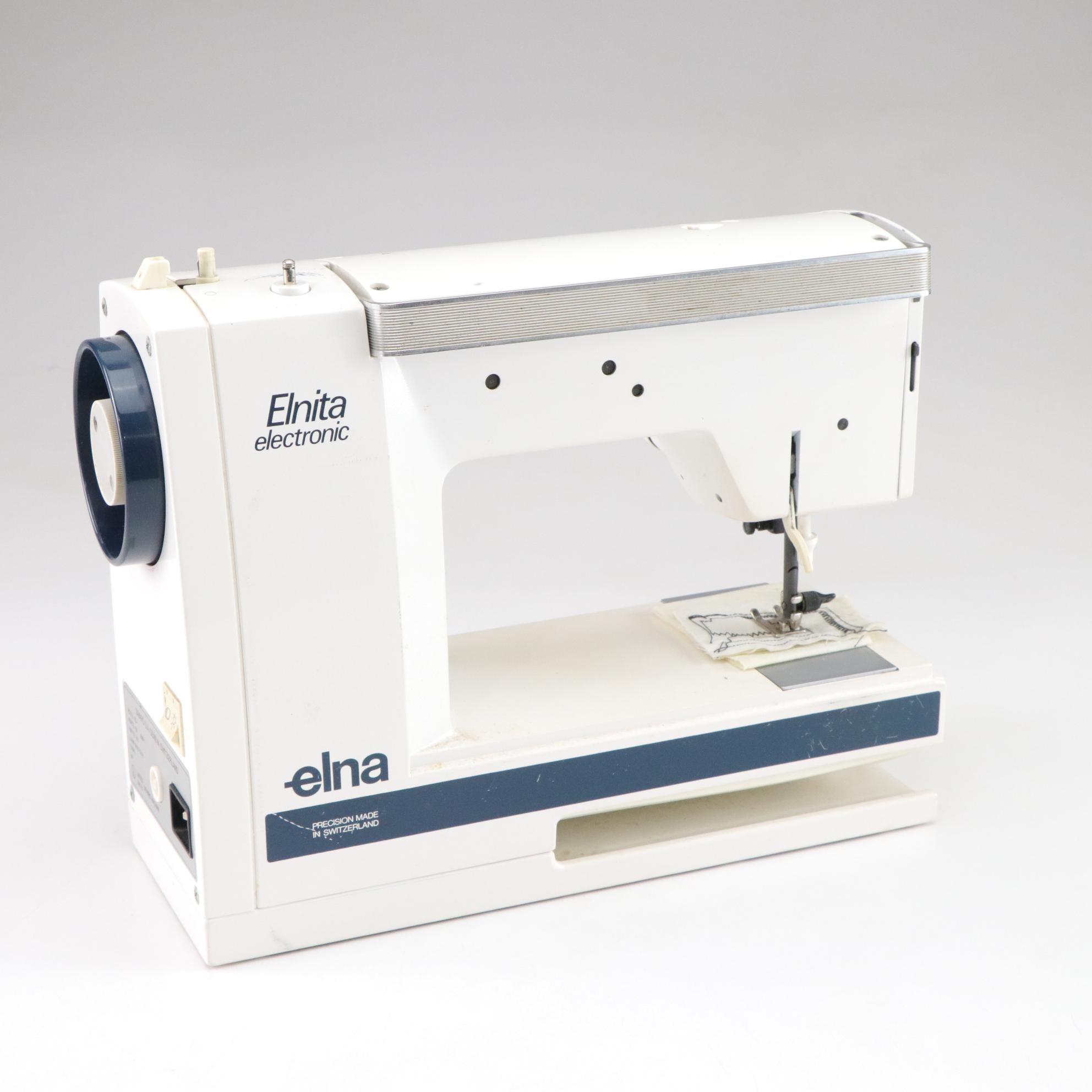 Elna "Carina SU" & "Elnita ZZ" Electric Sewing Machines & Accessories, 1980s