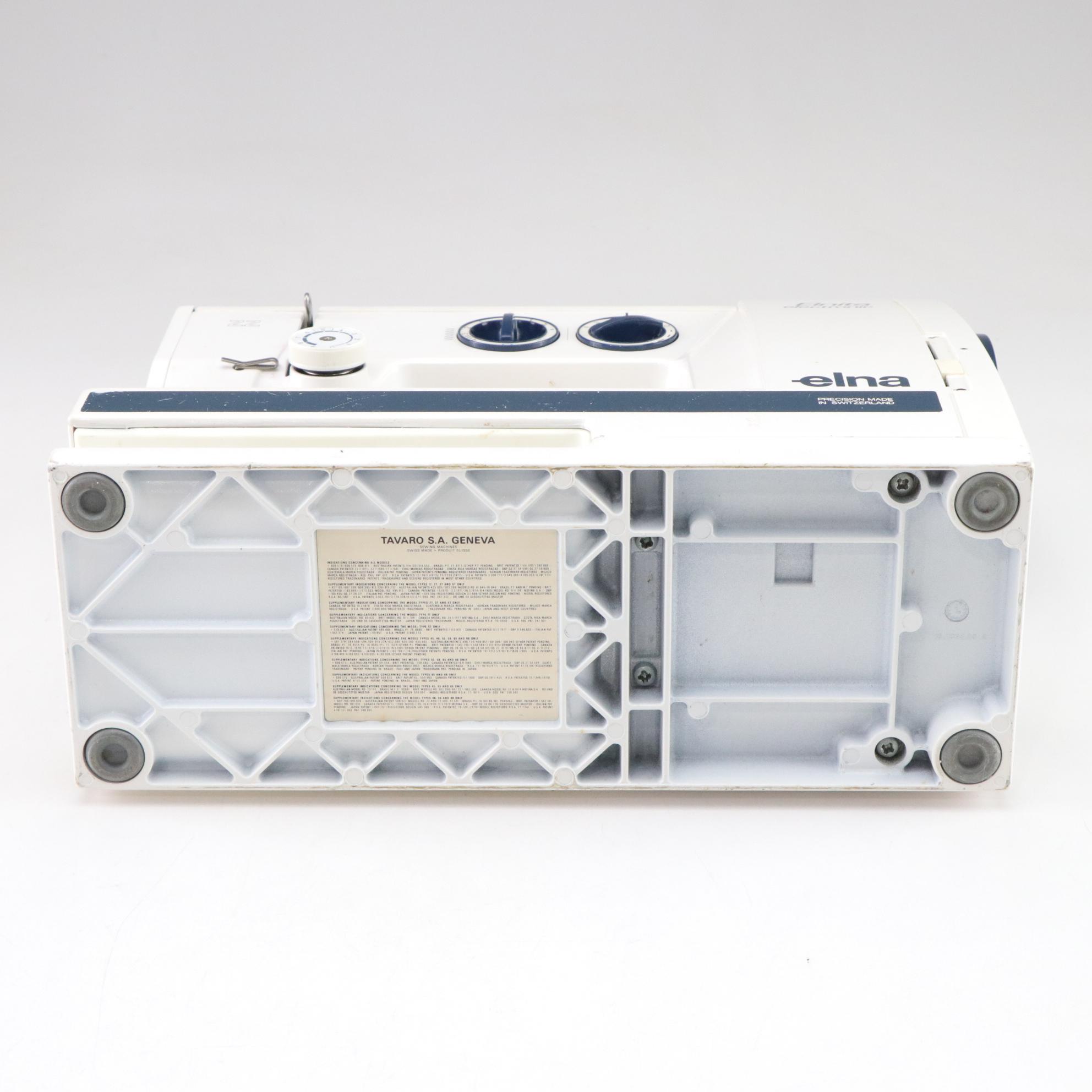 Elna "Carina SU" & "Elnita ZZ" Electric Sewing Machines & Accessories, 1980s