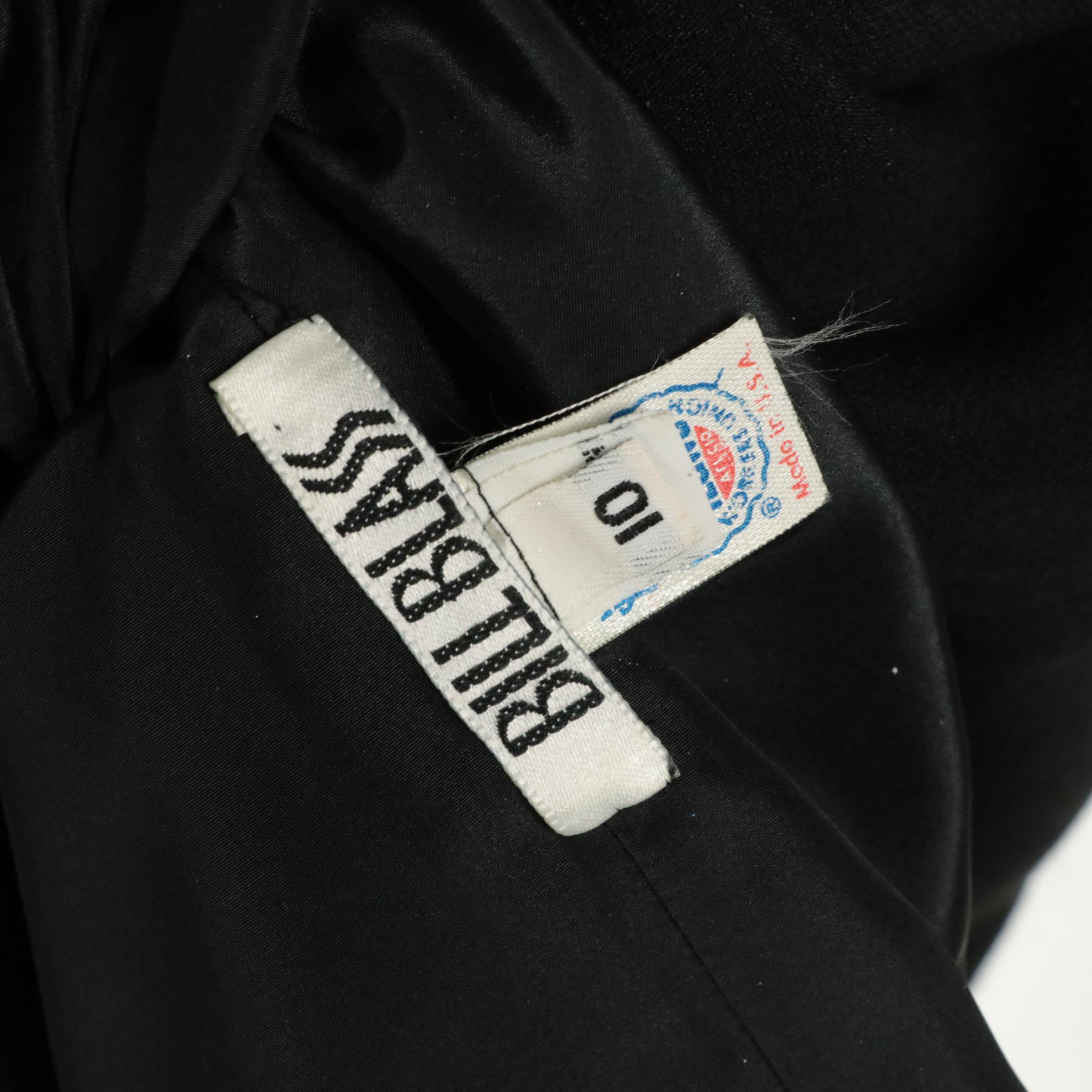 Bill Blass Vintage Strapless Dress and Jeni V-Neck Draped Long Dress