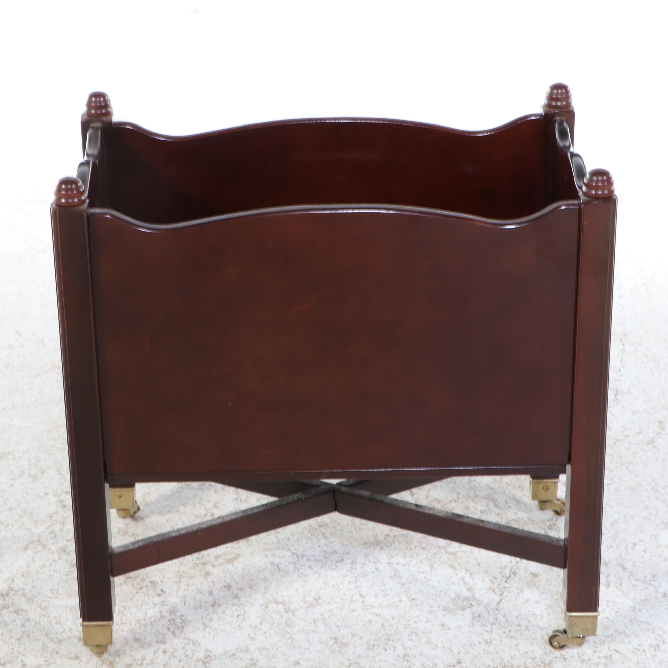 The Bombay Company Federal Style Mahogany-Stained Canterbury