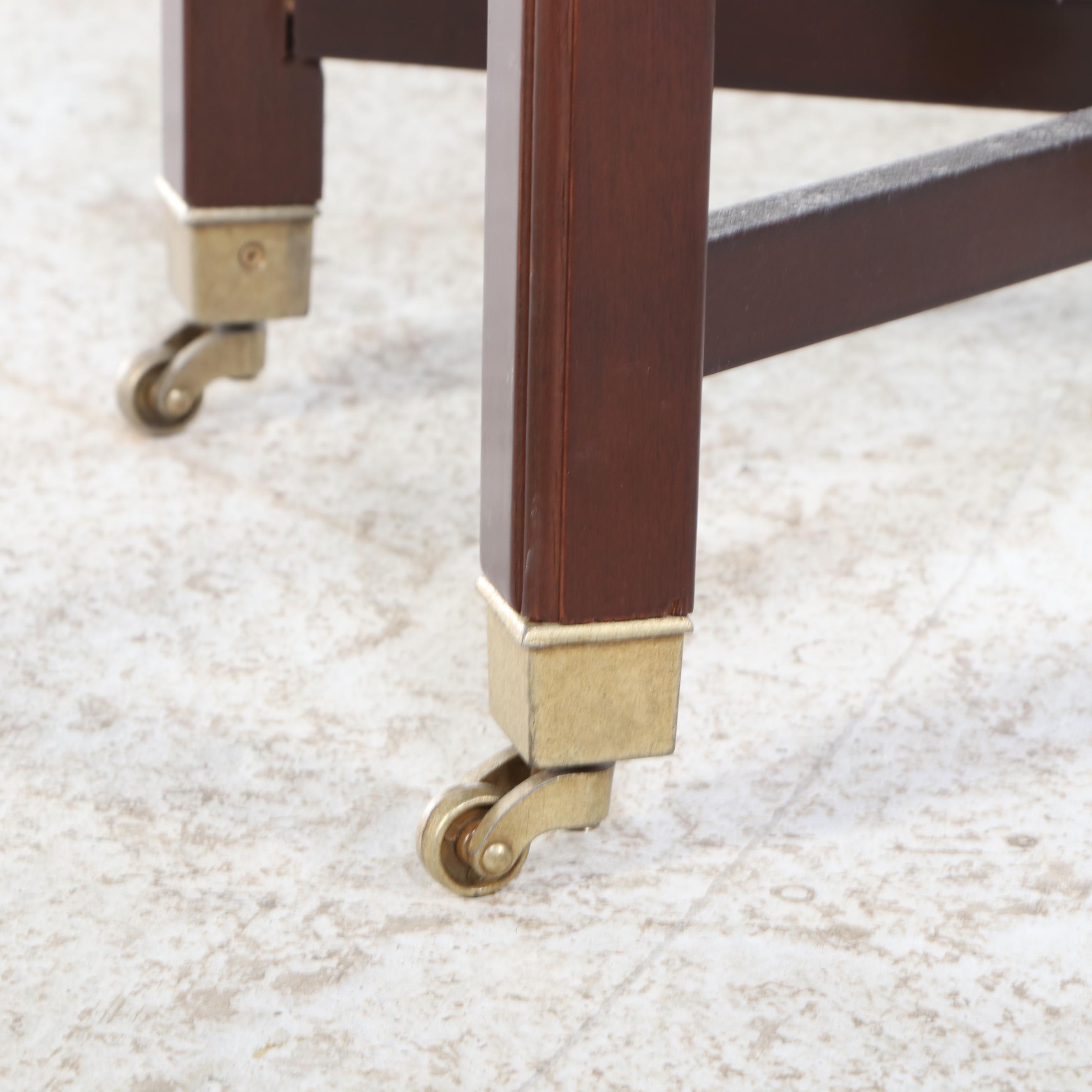 The Bombay Company Federal Style Mahogany-Stained Canterbury