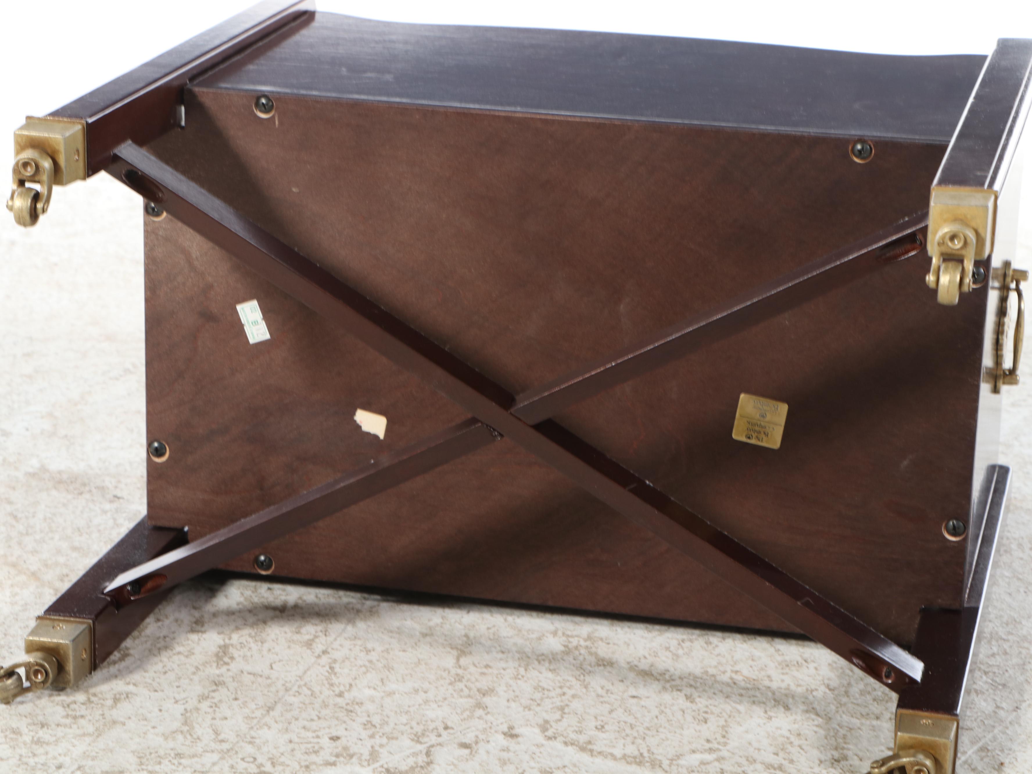 The Bombay Company Federal Style Mahogany-Stained Canterbury