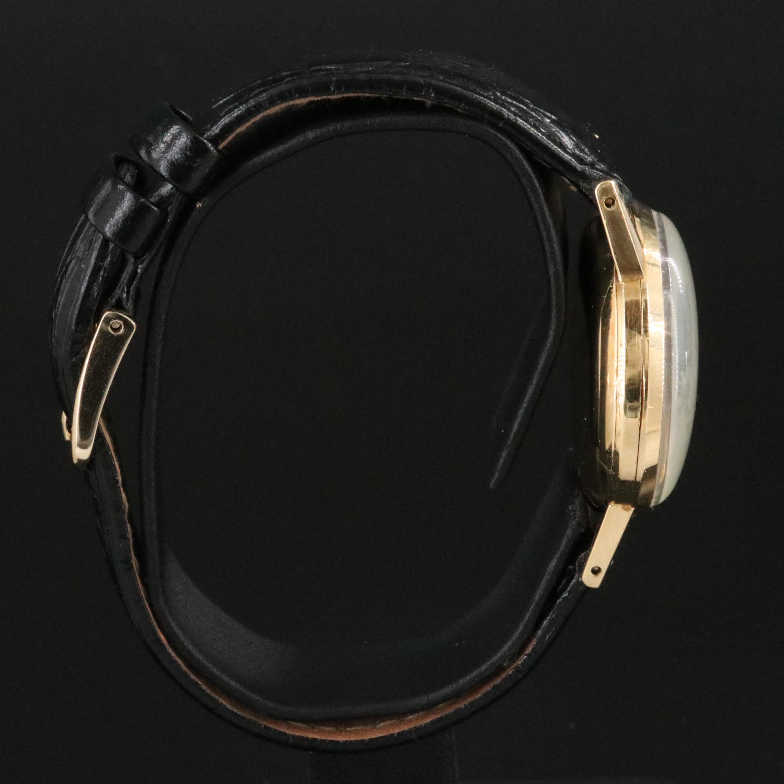 Antique 1951 Rolex 18K Honeycomb Dial Precision Watch