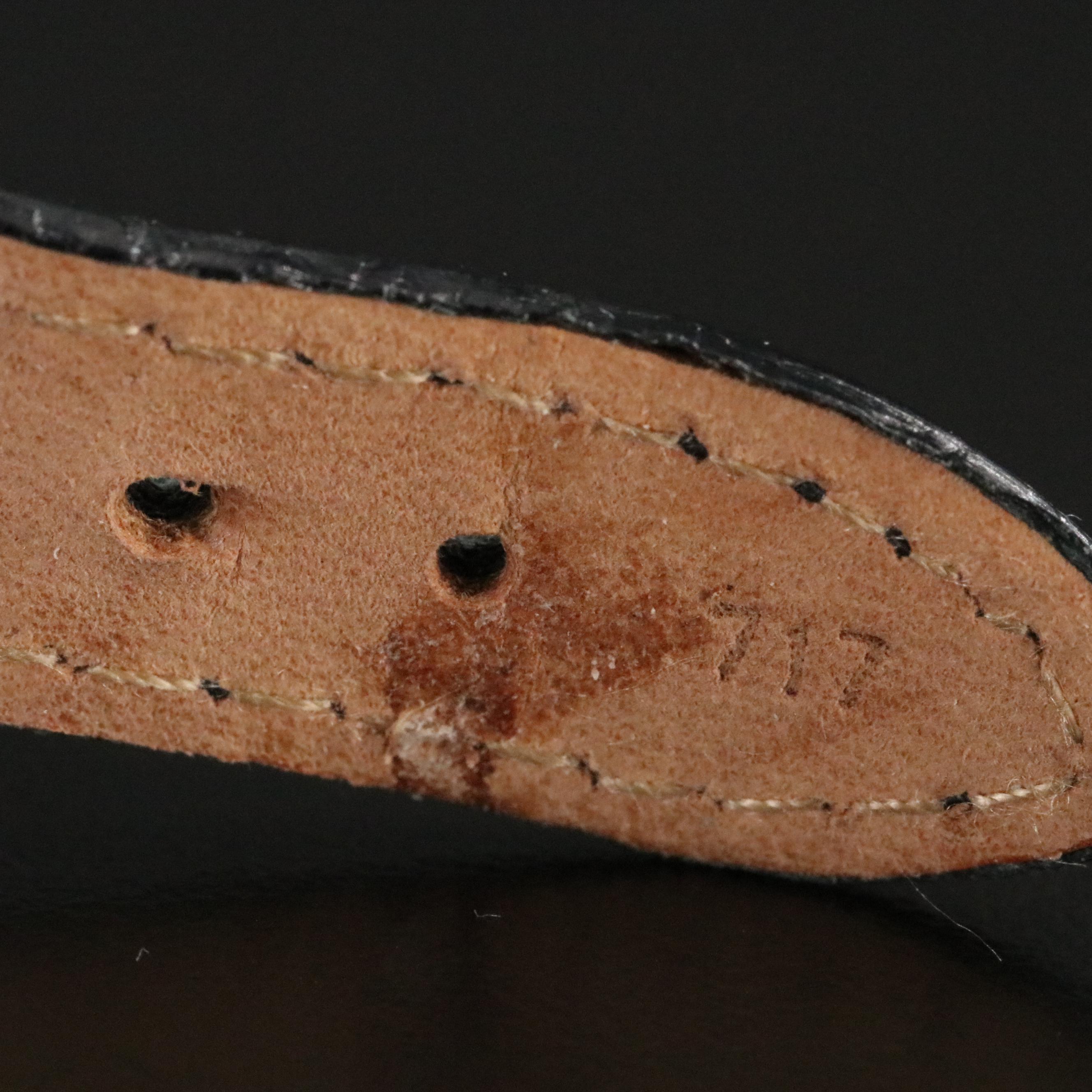 Antique 1951 Rolex 18K Honeycomb Dial Precision Watch