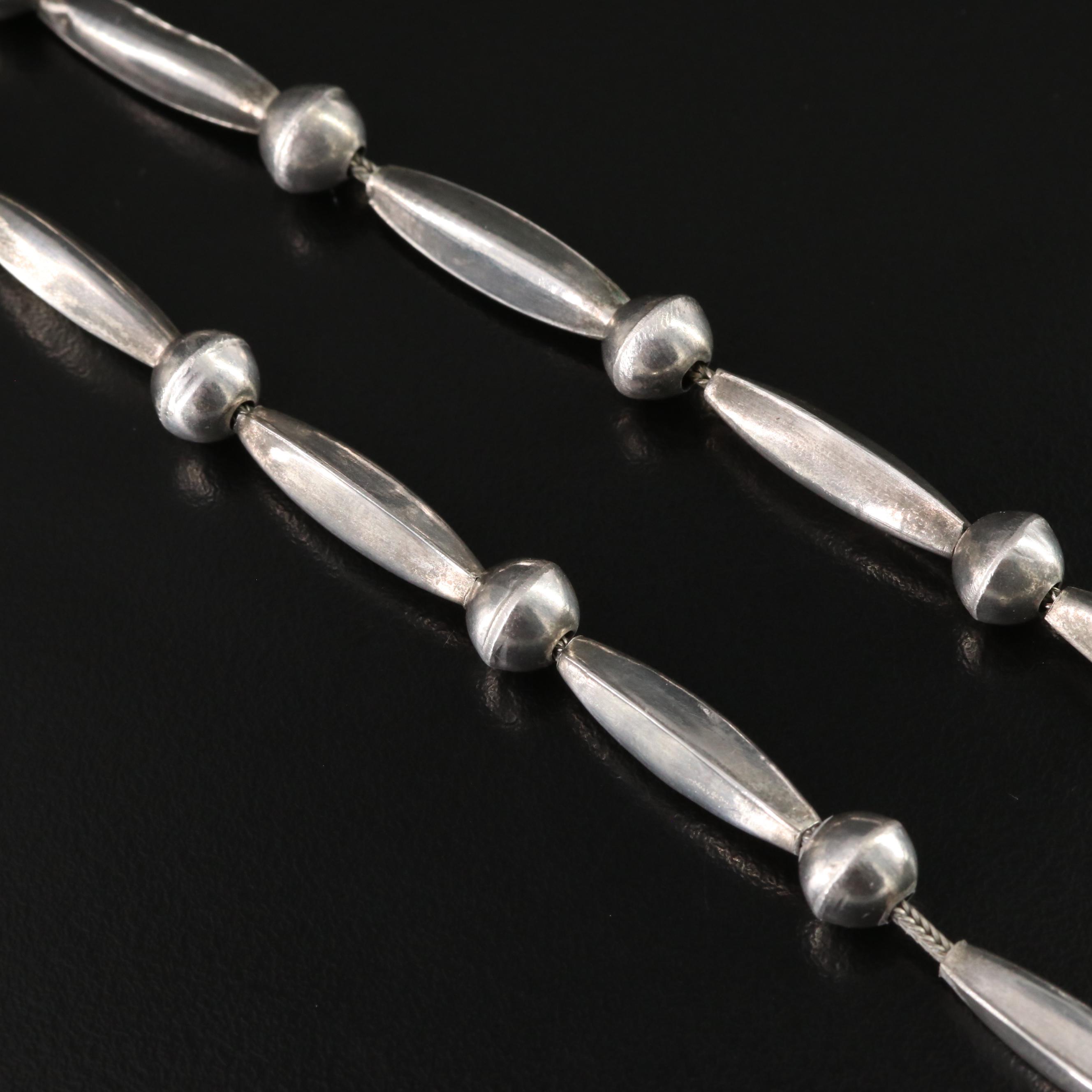 Southwestern Sterling Turquoise Butterfly Necklace