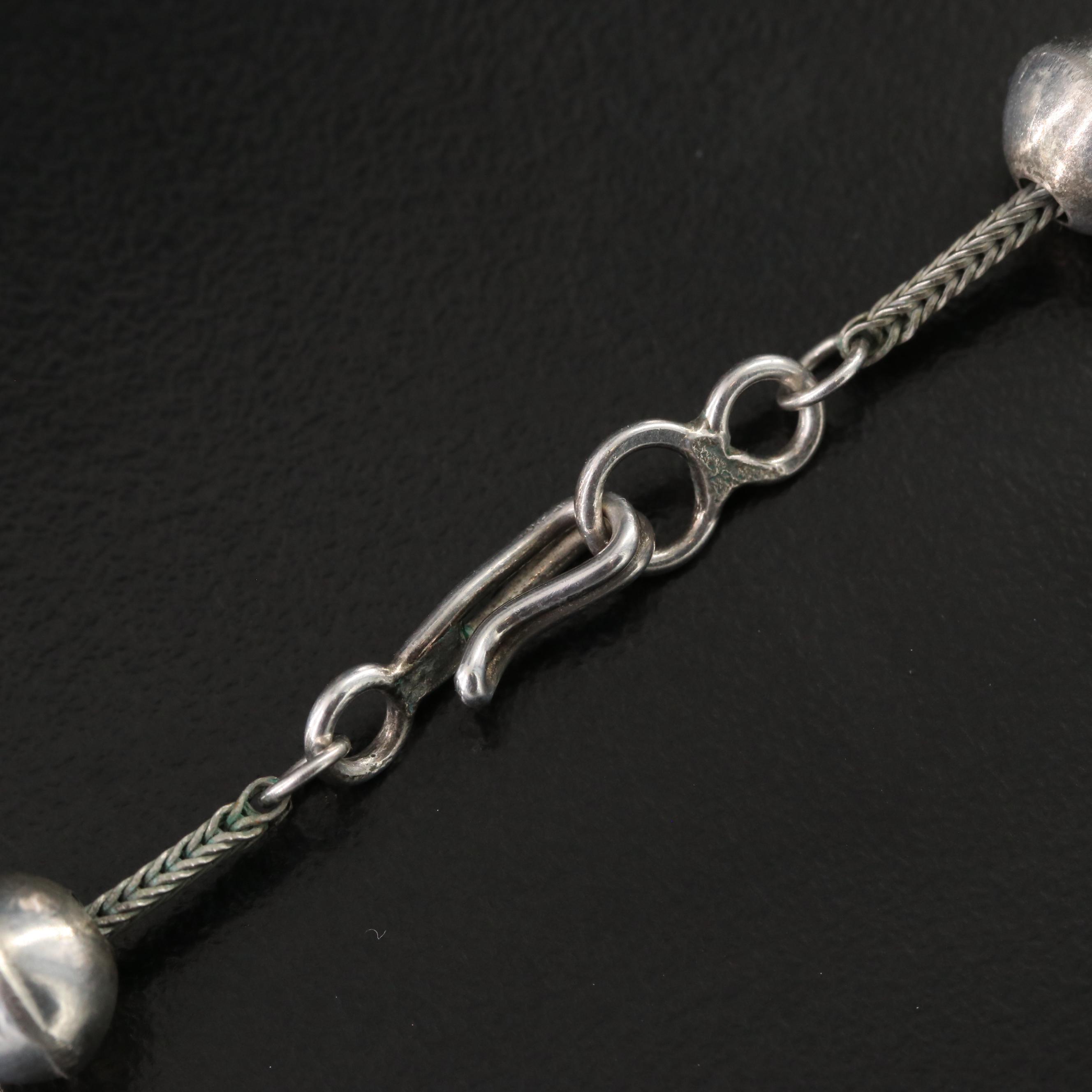 Southwestern Sterling Turquoise Butterfly Necklace