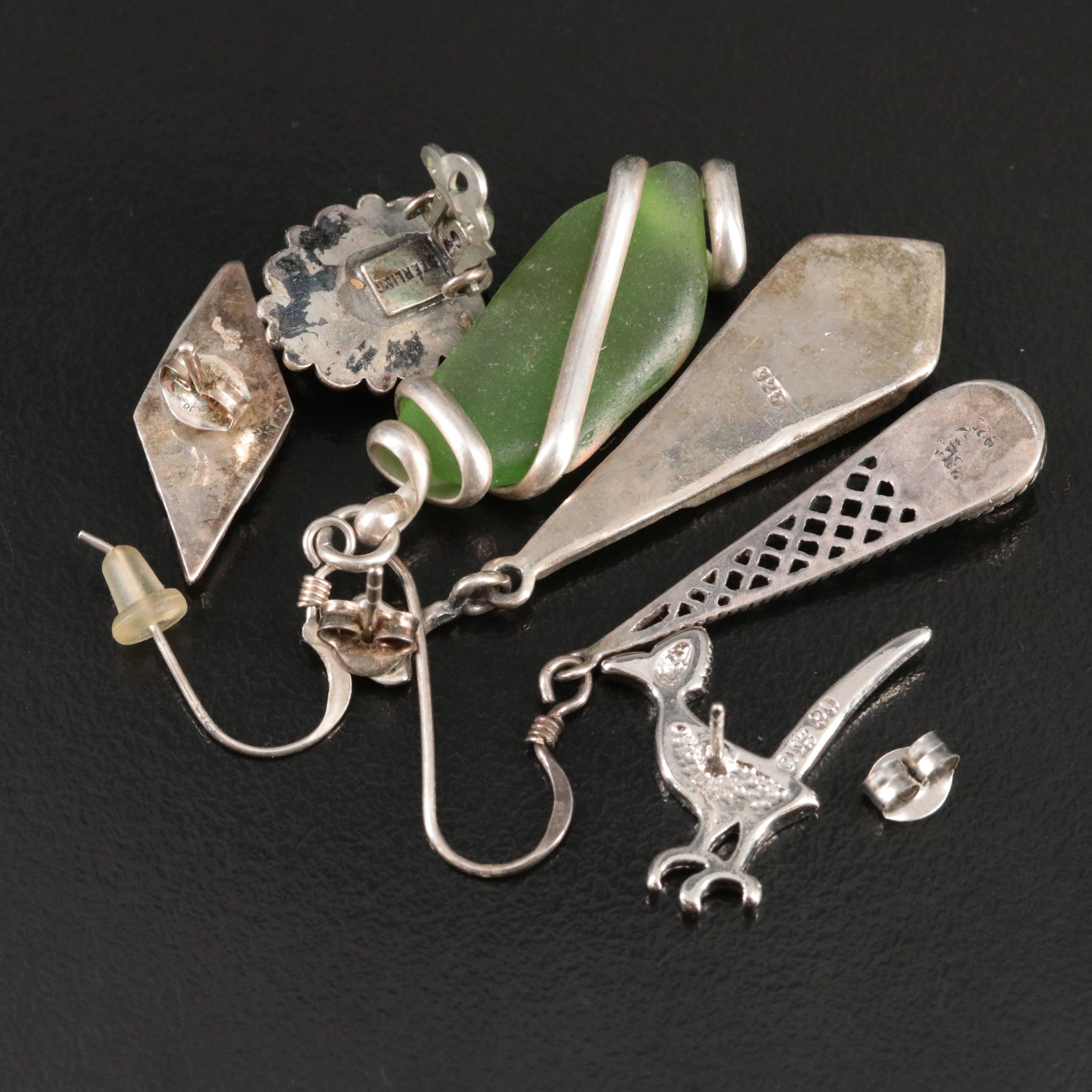 Southwestern Sterling Jewelry Collection Featuring Turquoise and Coral