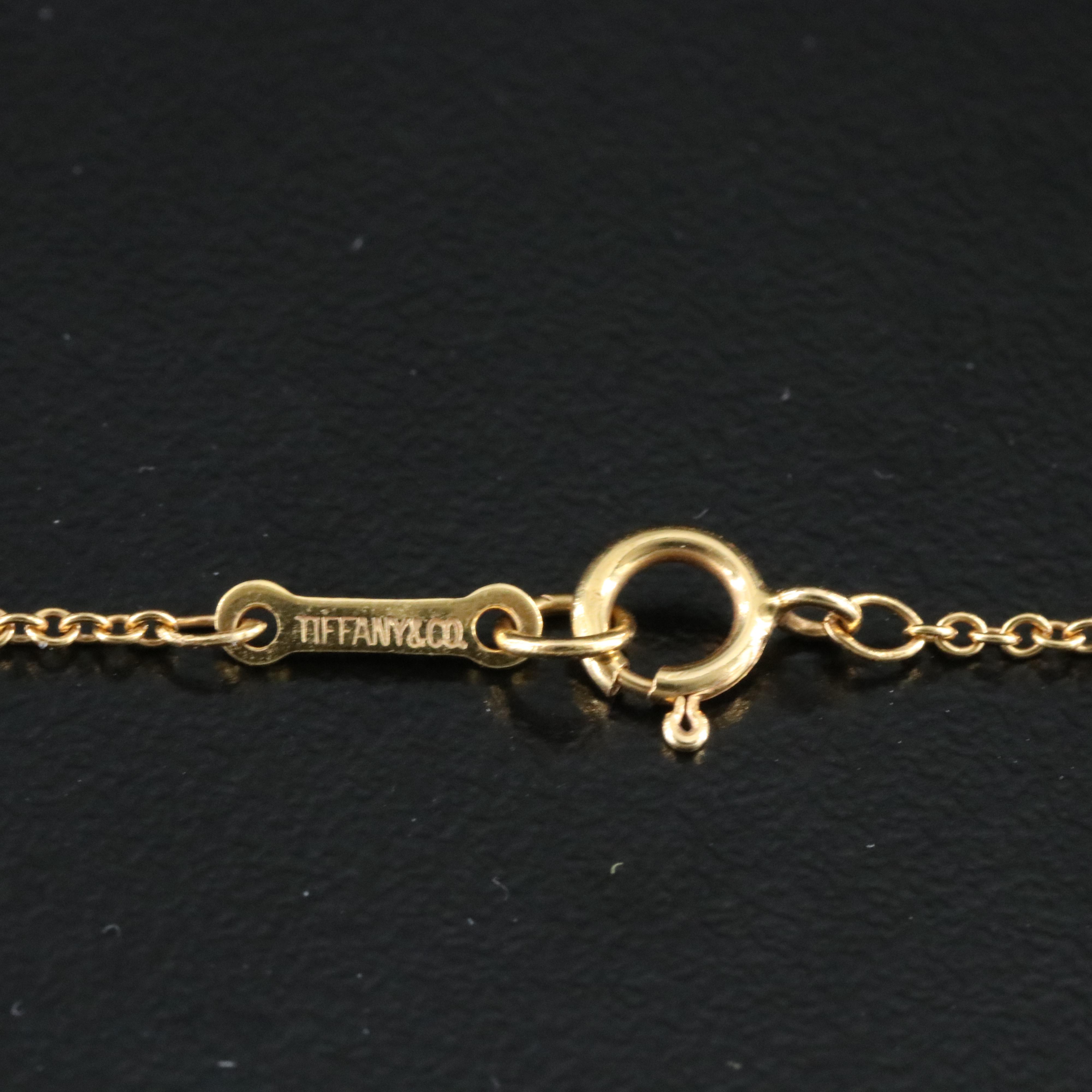 Elsa Peretti for Tiffany & Co. 18K Bean Design Necklace