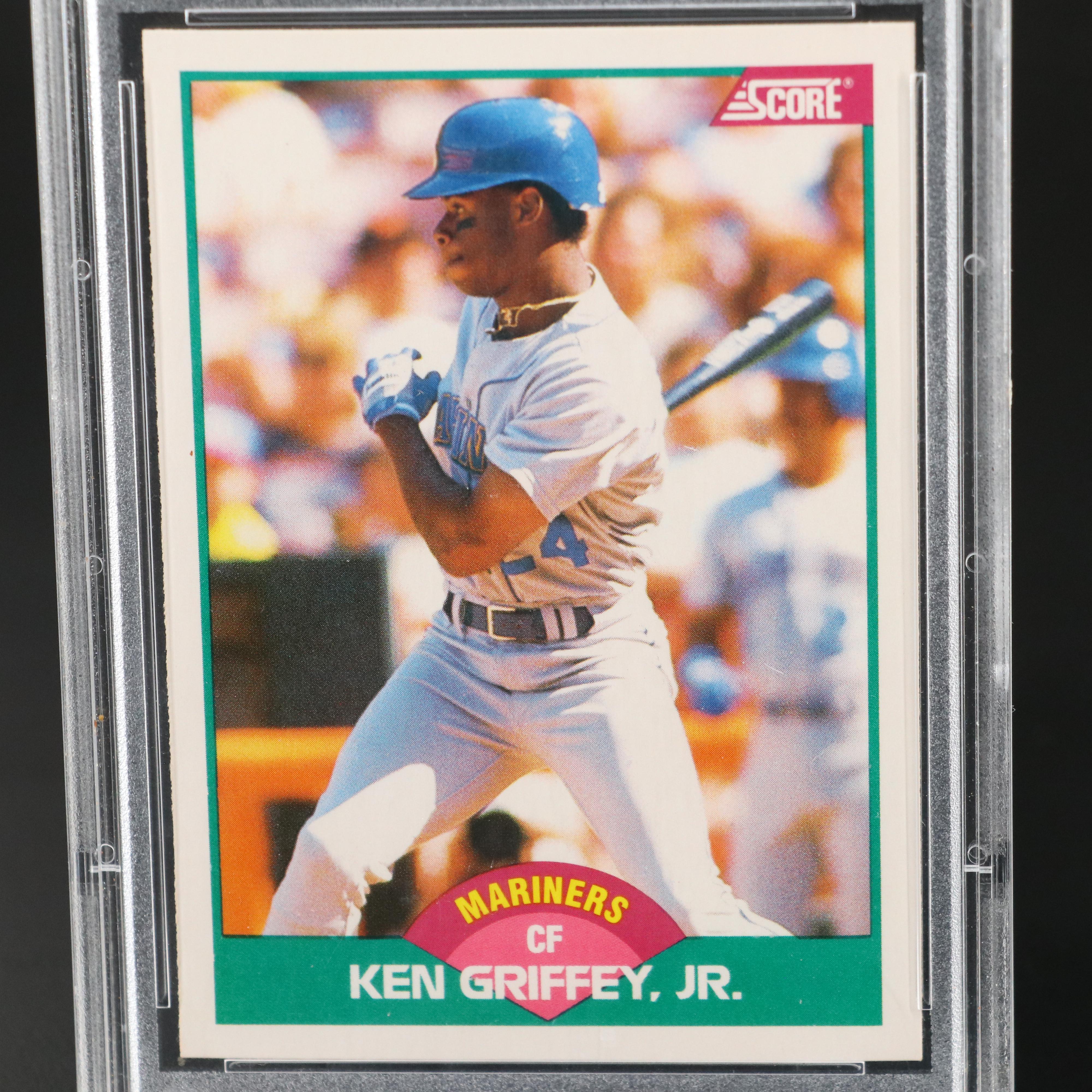 1989 Score Traded Ken Griffey Jr. Seattle Mariners Rookie Card Graded PSA 10