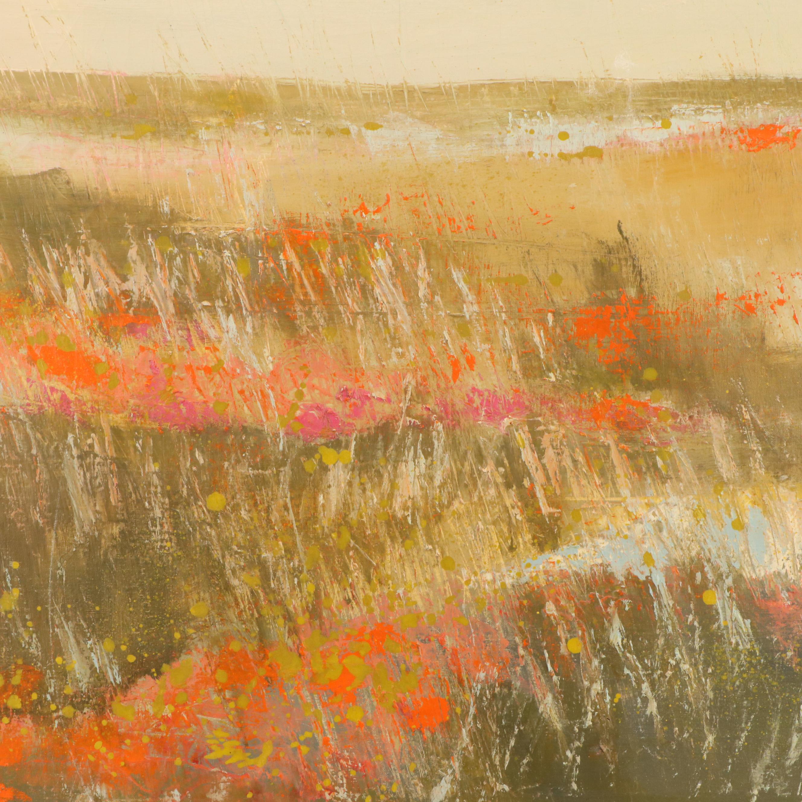 Martha Gilbert Abstract Oil Painting "Capriccio #3: Honey Song," 1967