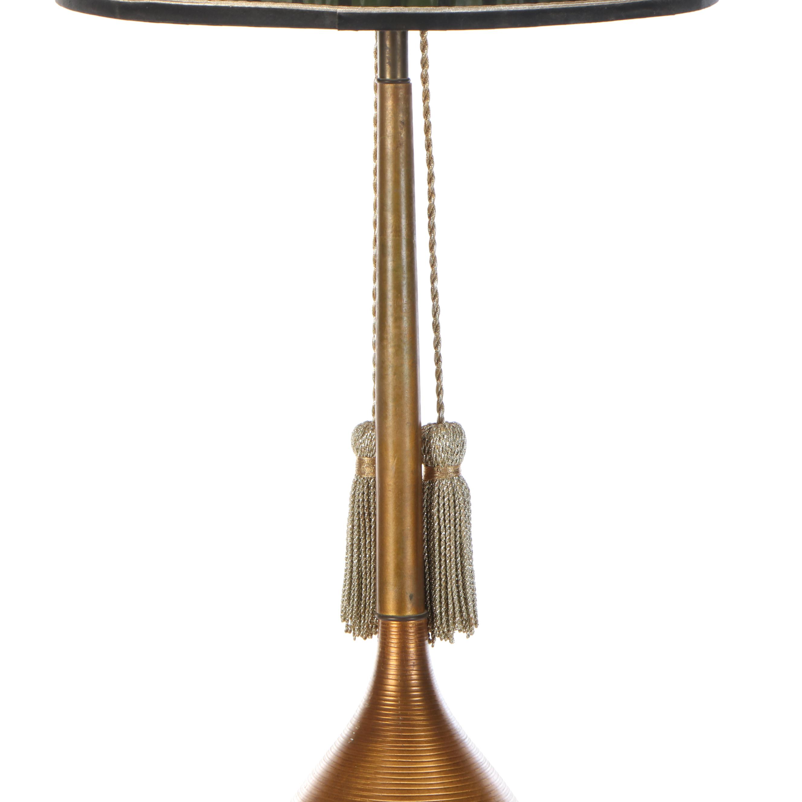 Mid Century Modern Style Metal Table Lamp, Mid to Late 20th Century
